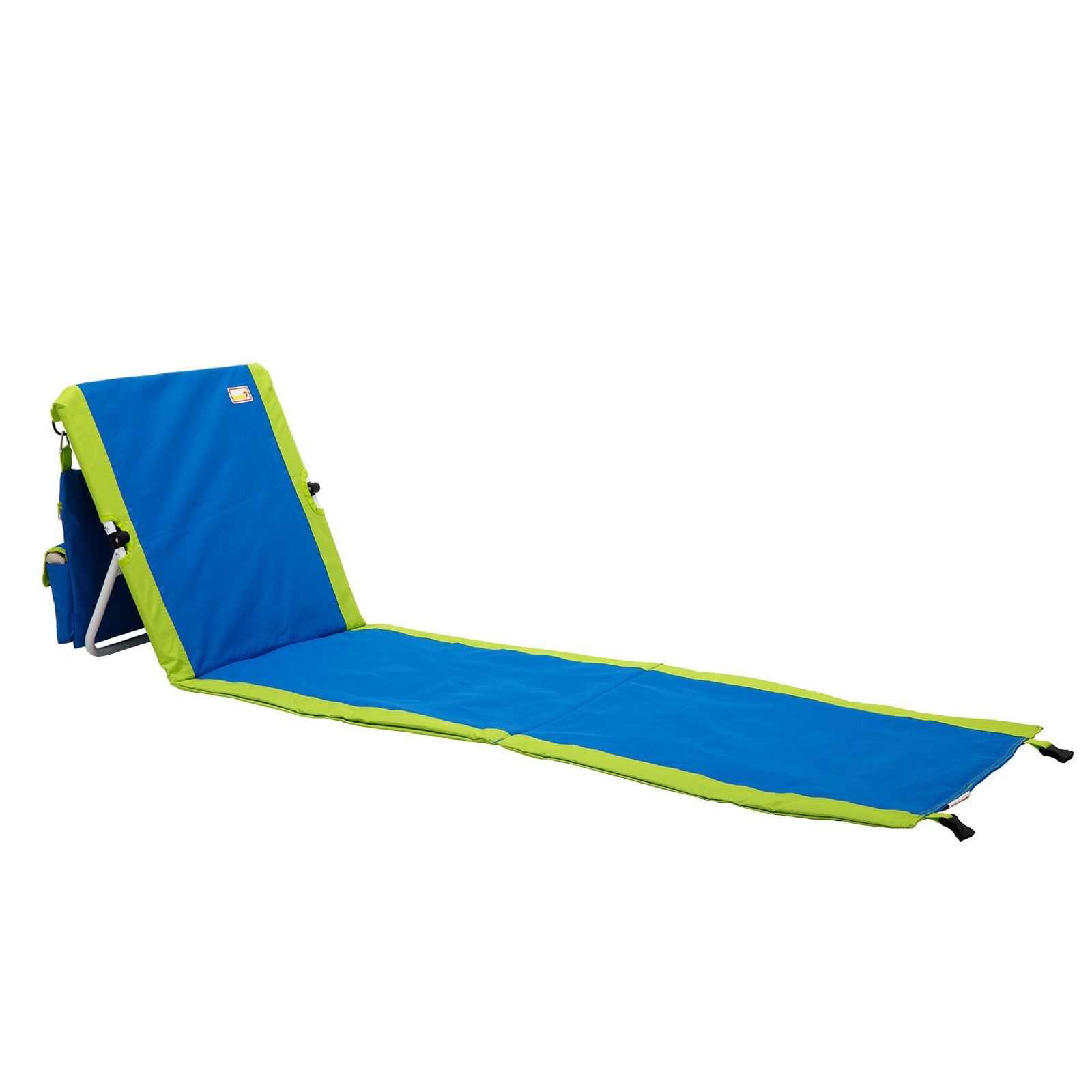 Mondawe MO-BCAC5734BBU1 Polyester Blue Folding Beach lounger Carrying Strap/Handle Included
