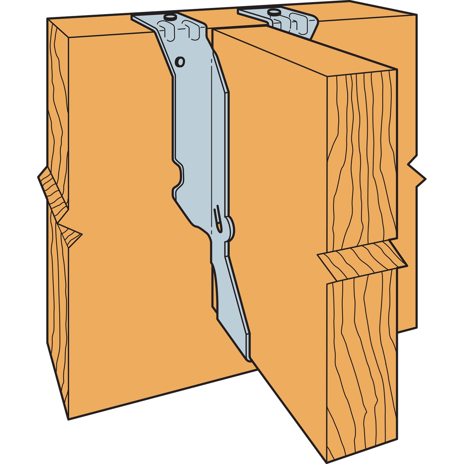 Simpson Strong-Tie JB28 Joist-Hangers - View #2