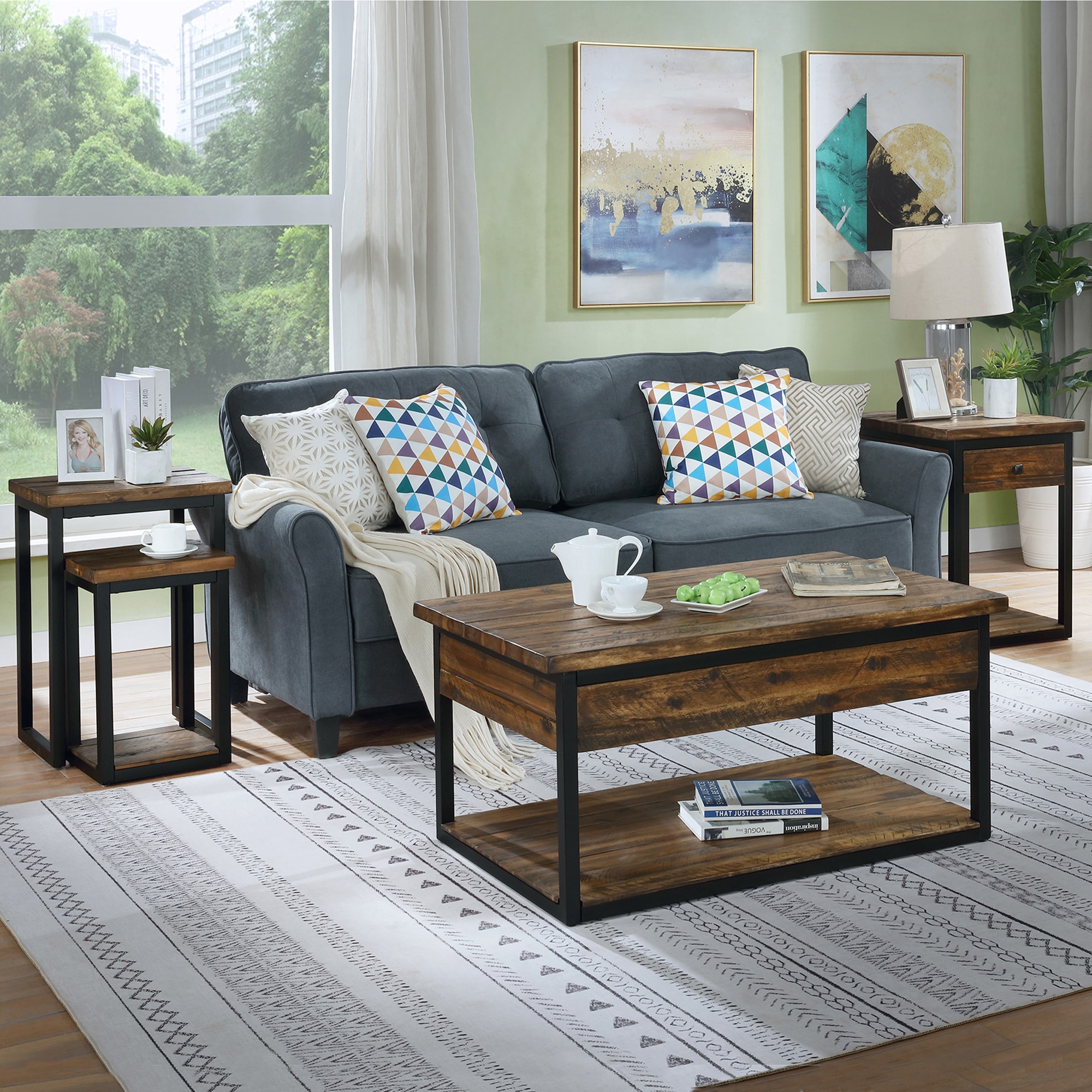Alaterre Furniture ANCM0174N End-Tables - View #4