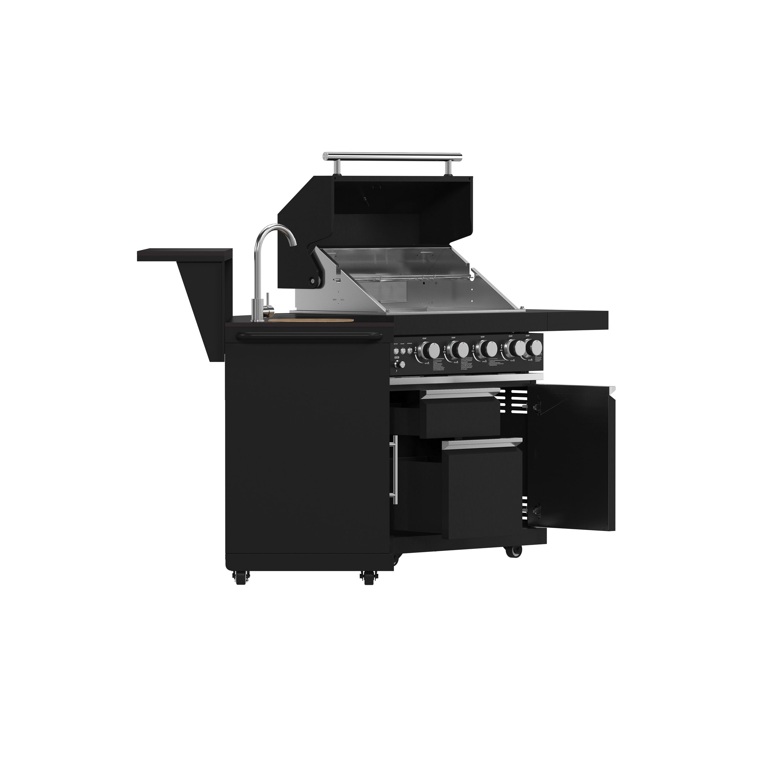 FORNO FODKT2582BLK Modular-Outdoor-Kitchens - View #4