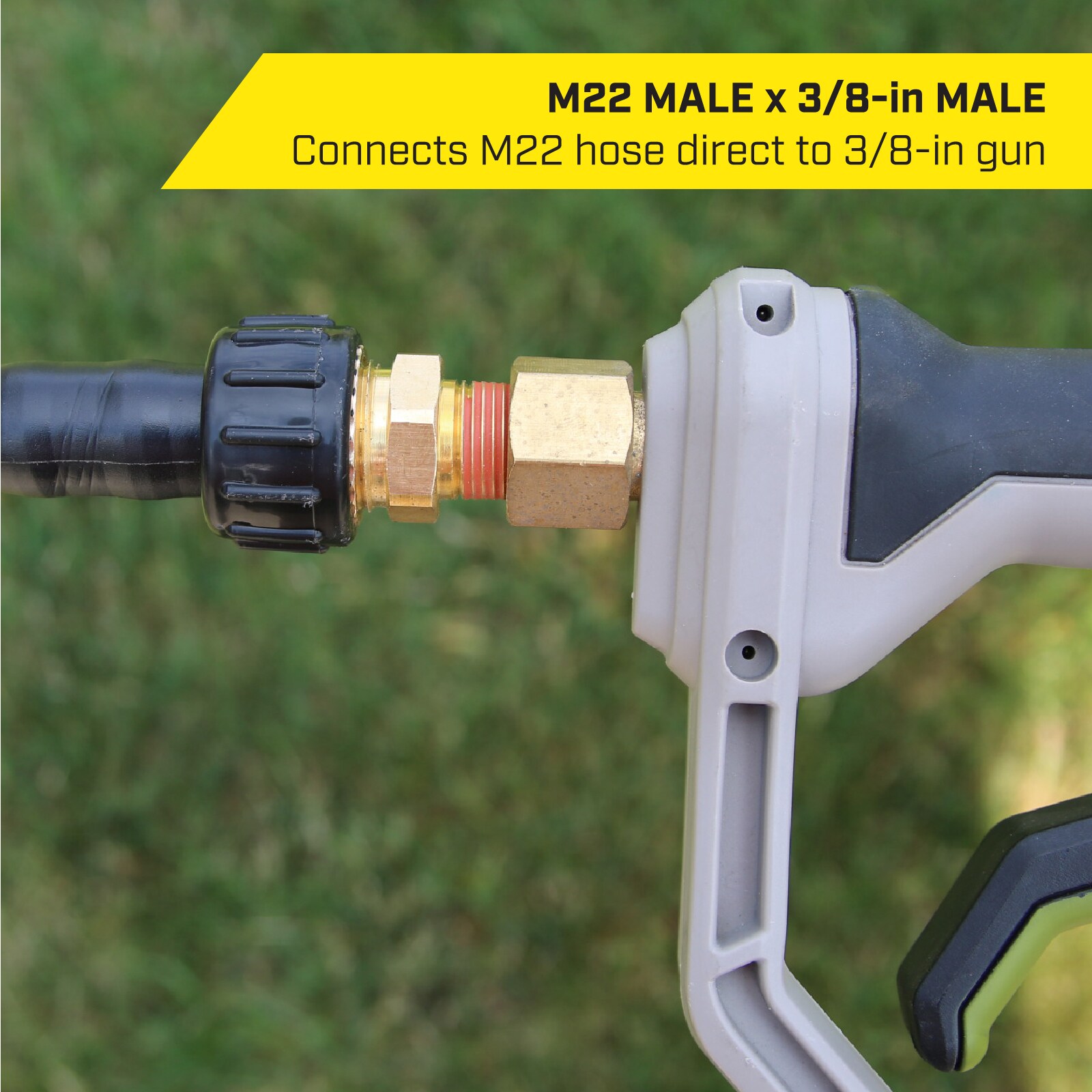 SurfaceMaxx M22 Male x 3/8-in Male in the Pressure Washer Parts