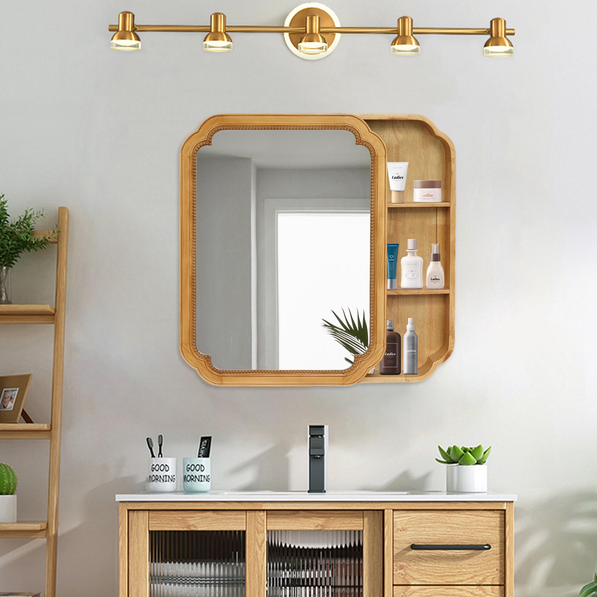 SINOFURN SYD530001SL Bathroom-Medicine-Cabinets - View #3