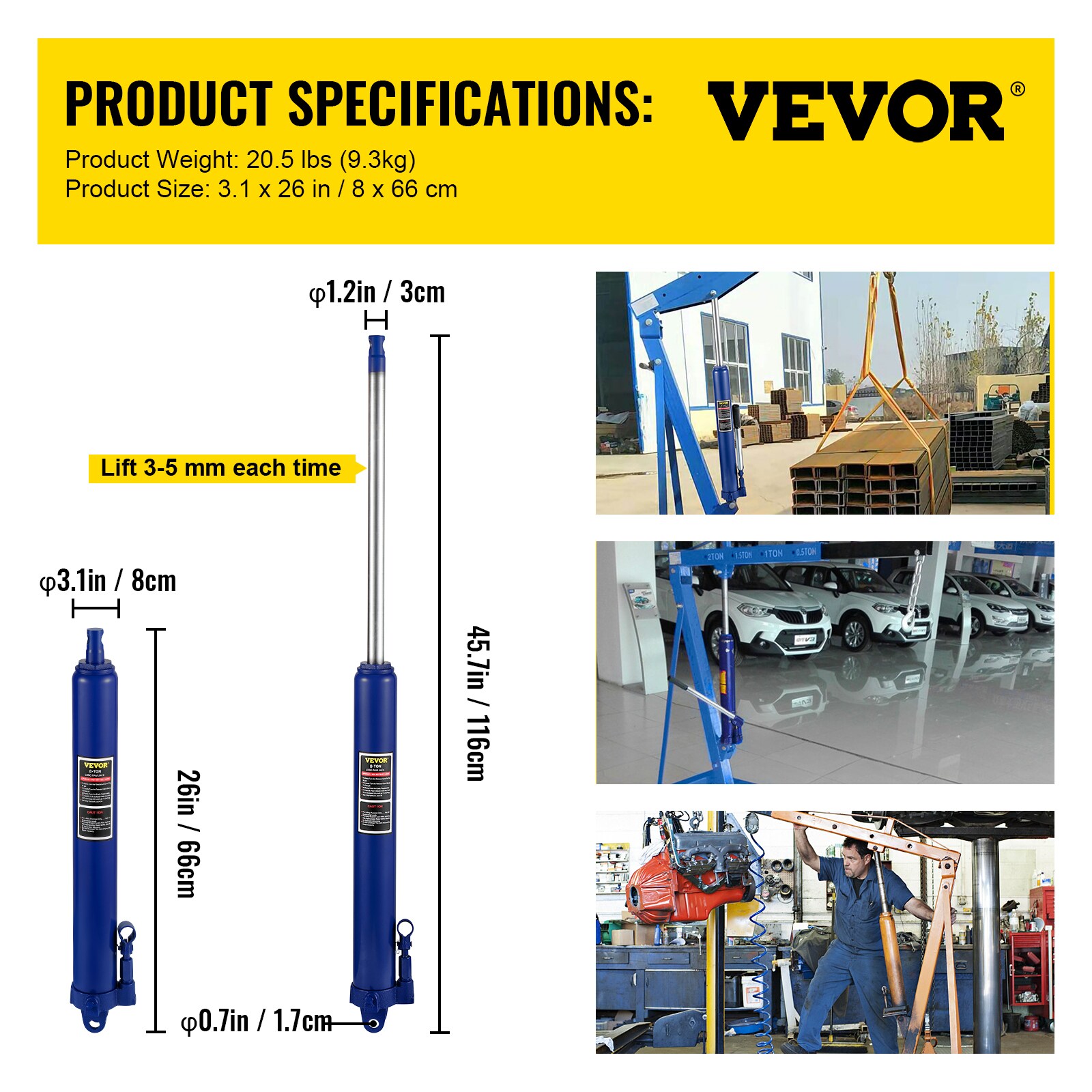 VEVOR ZGYYQJDLSDG8TK6M6V0 jacks - View #8