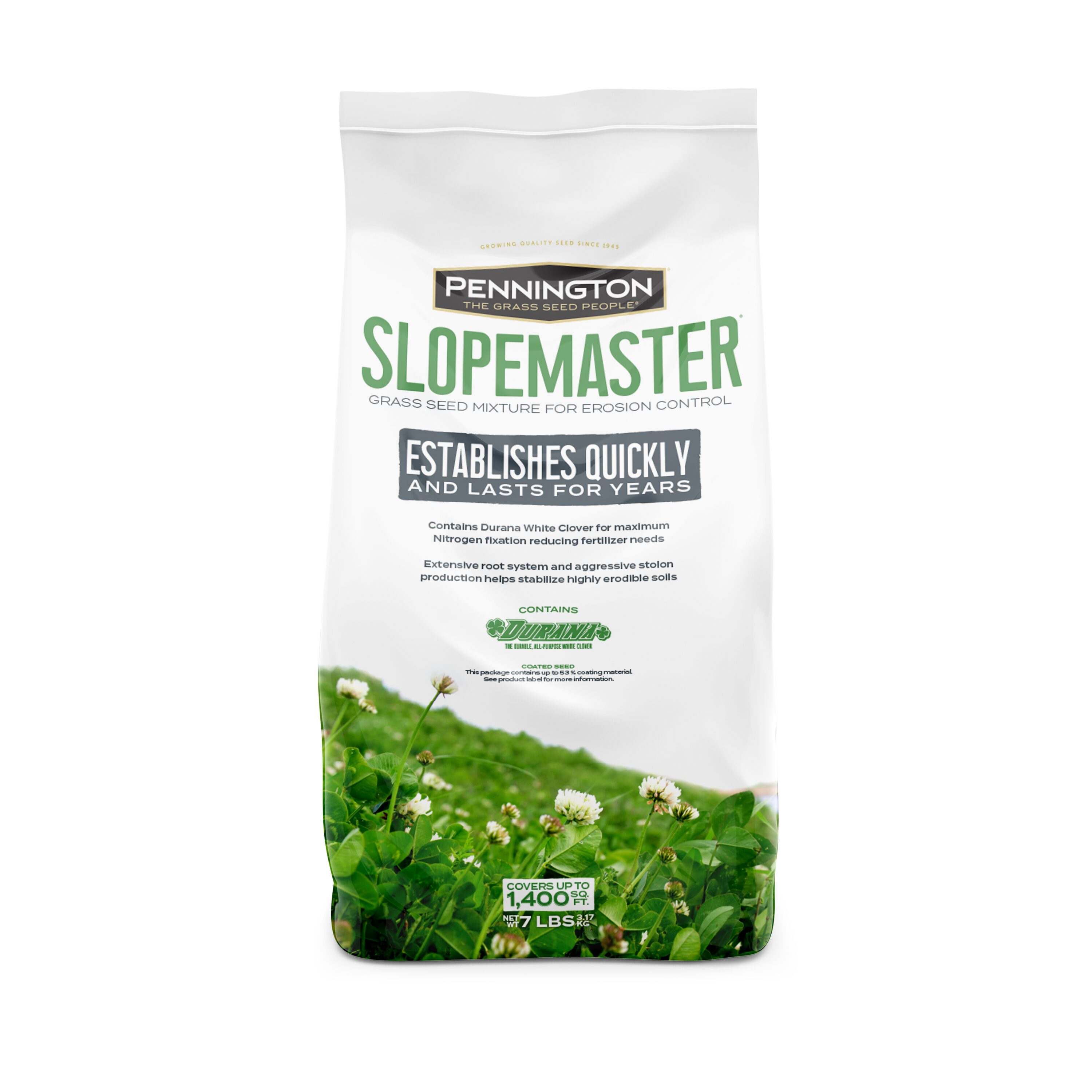 Pennington 2149602074 Slopemaster Durana Clover 7-lb Mixture/Blend Grass Seed