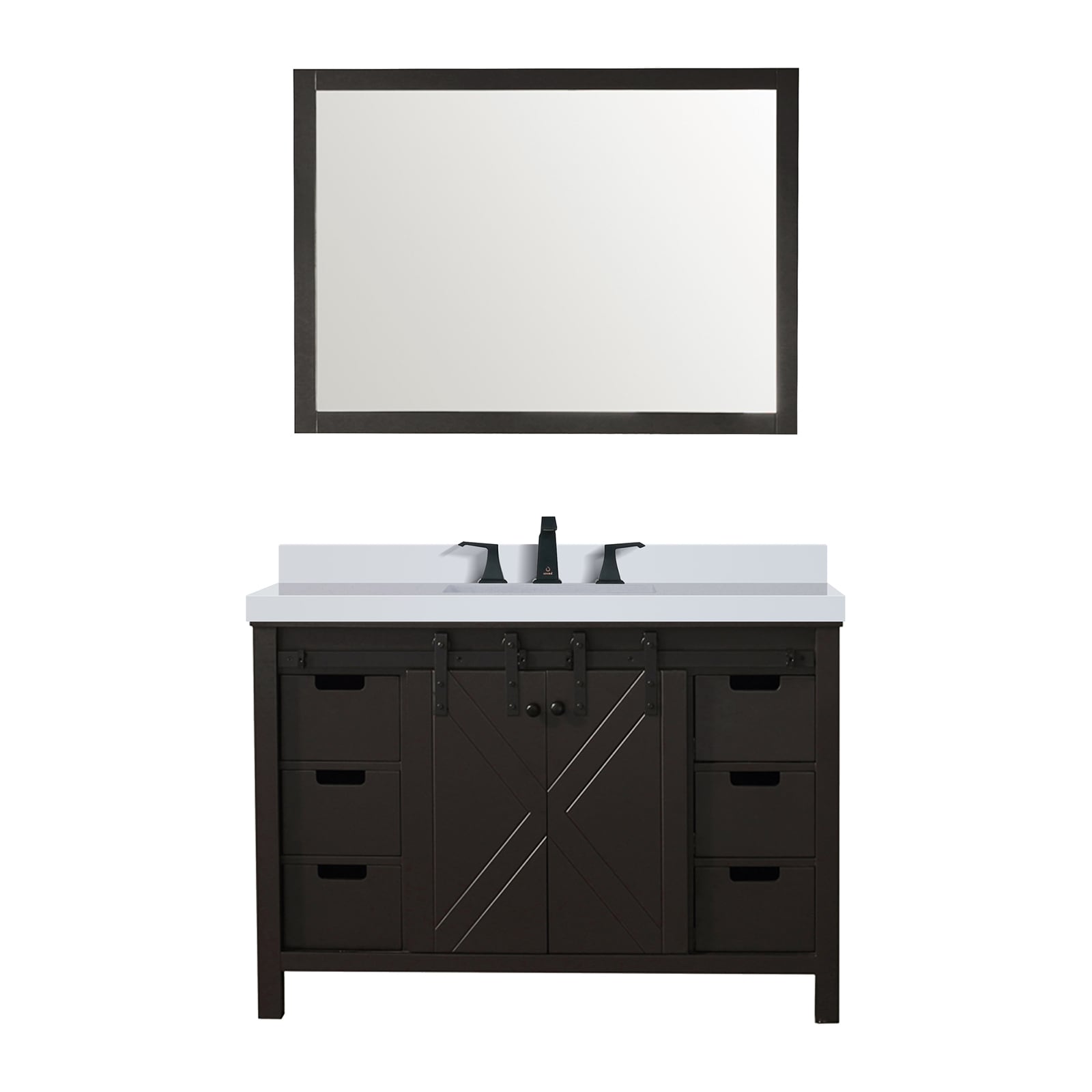 Lexora LVM48SC311 Bath-Vanity-Combo - View #2