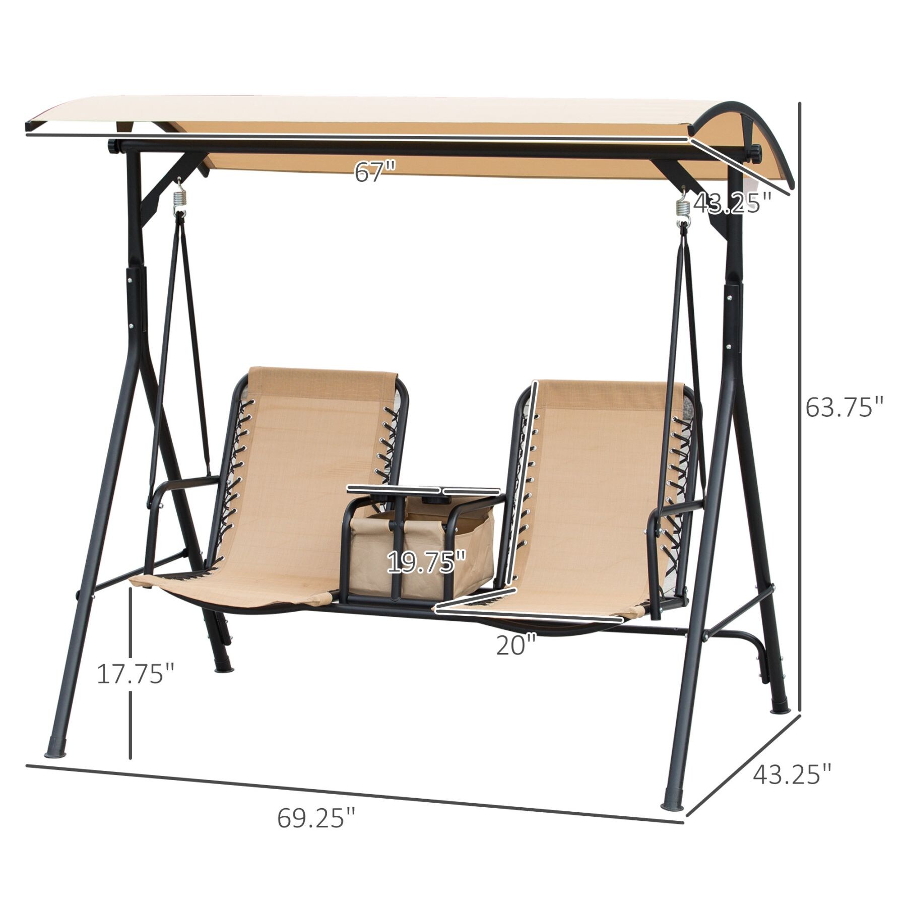Maocao Hoom BH69323 Swing-Gliders - View #4