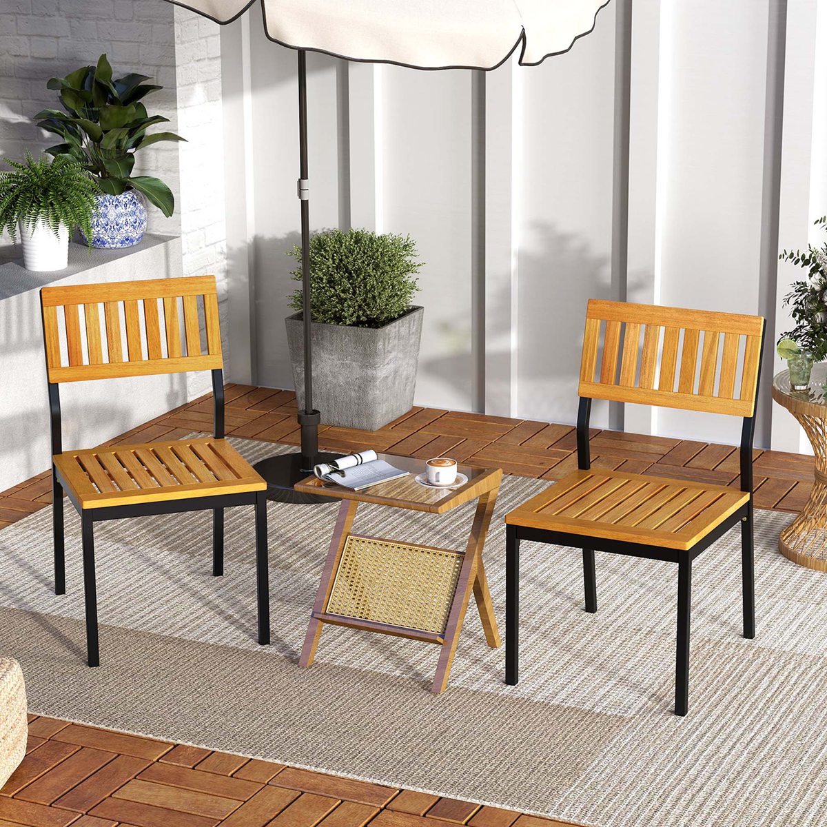Costway HCST04172 Patio-Chairs - View #2
