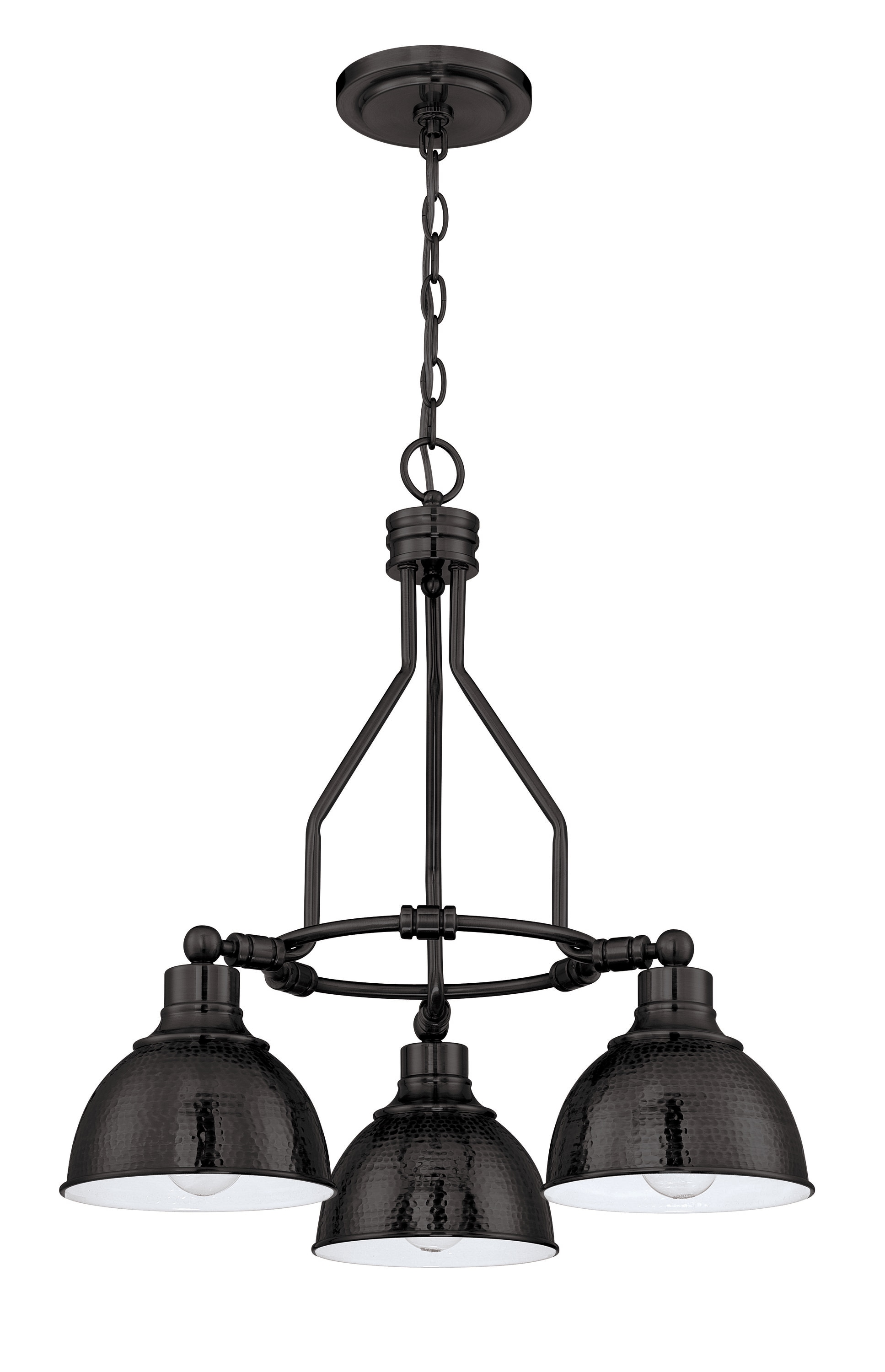 Craftmade 35923-ABZ Timarron 3 -Light Bronze Transitional For Use in Bedrooms, Dining Rooms, Foyers, Kitchens, Living Rooms Chandelier