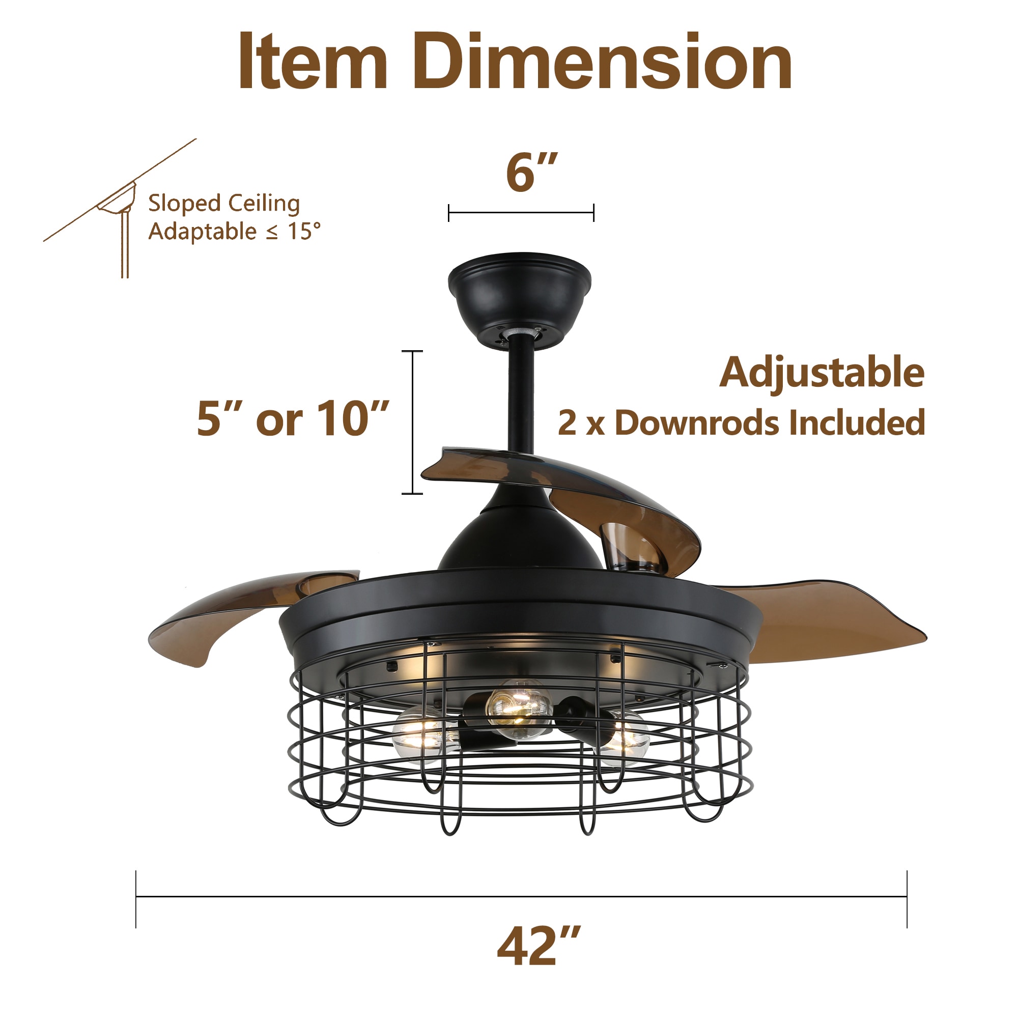 Bella Depot BD4255-B Ceiling-Fans - View #7