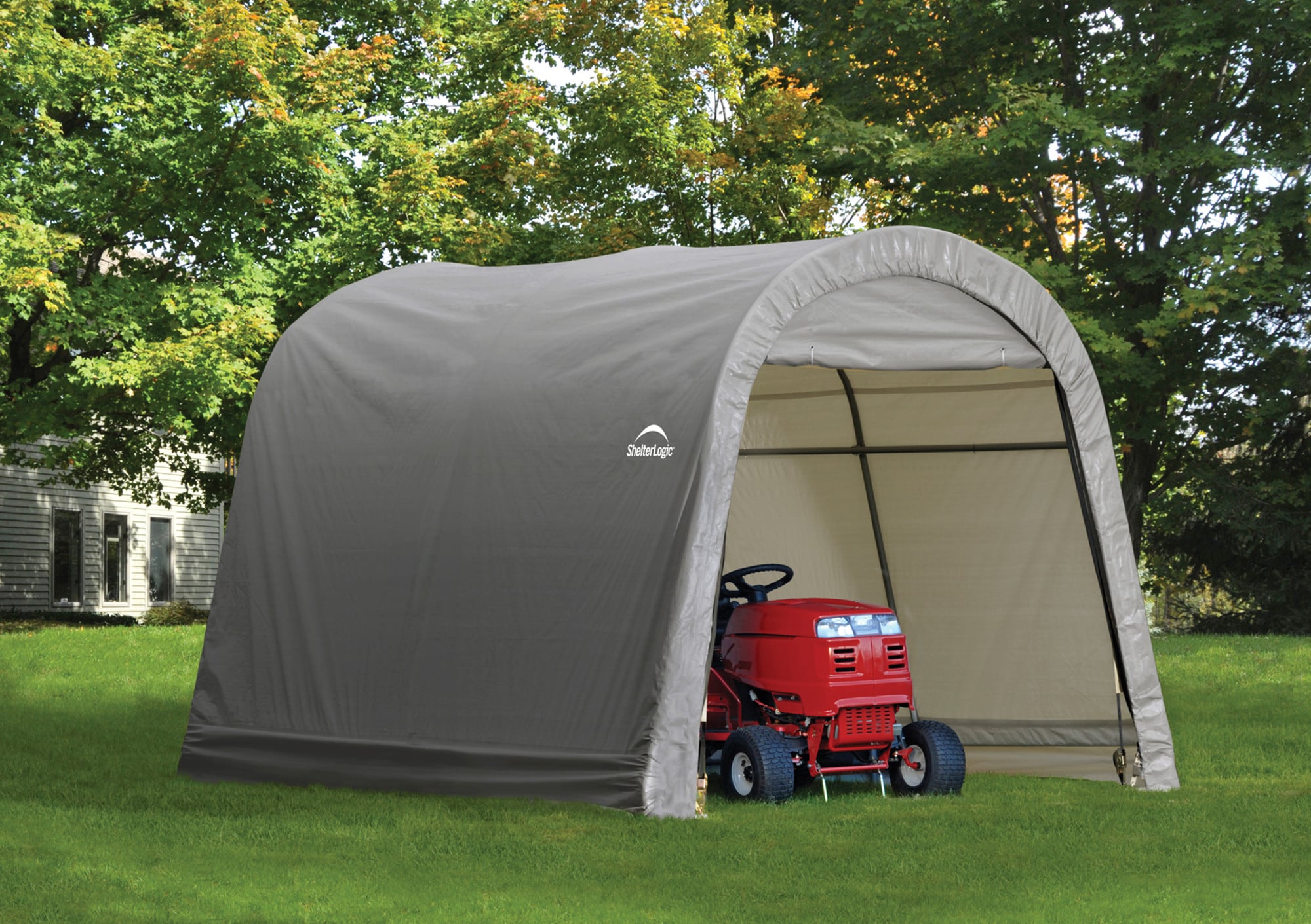 Arrow 70435 10-ft x 10-ft Shed-in-a-Box Roundtop Galvanized steel Storage Shed