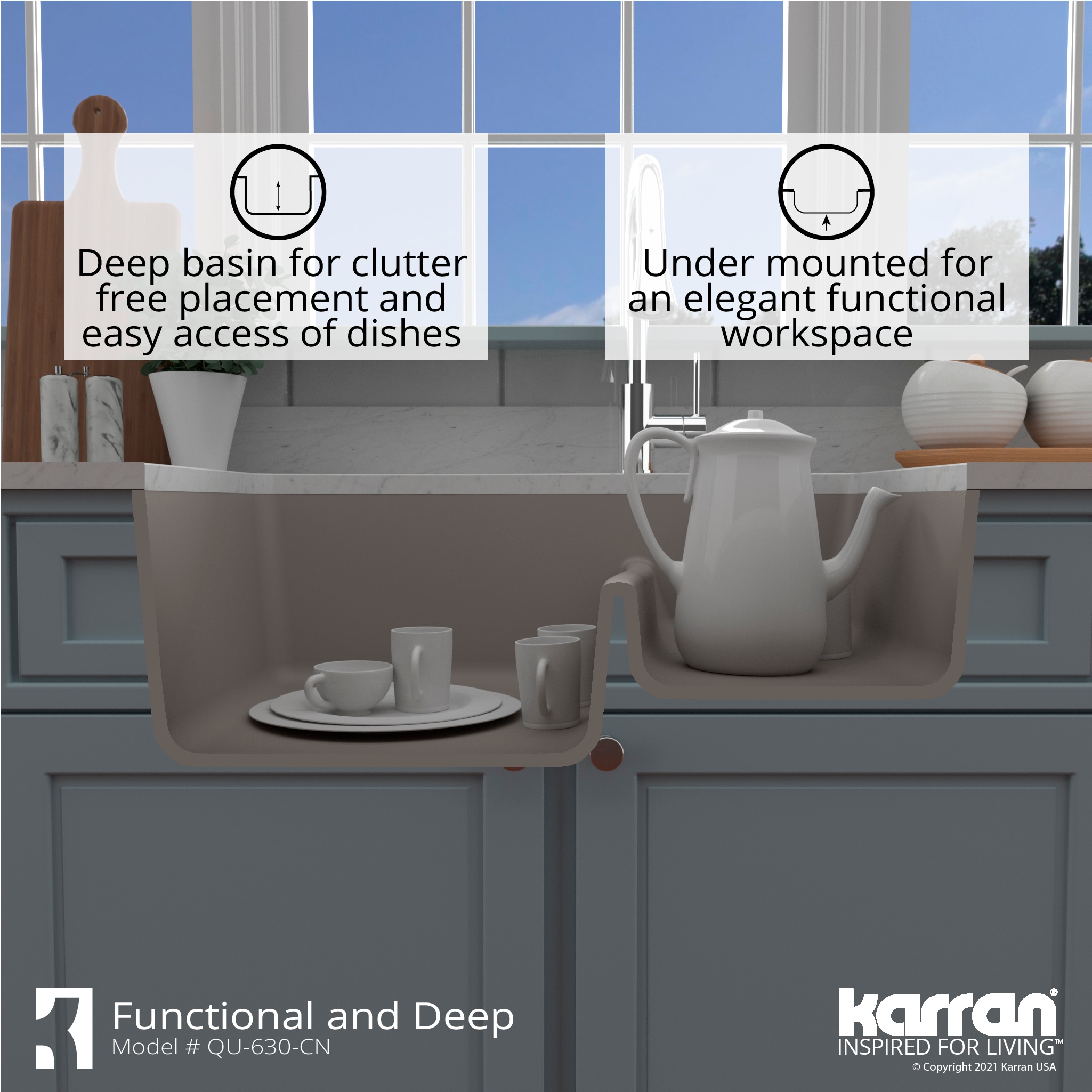 Karran QU-630-CN Kitchen-Sinks - View #8