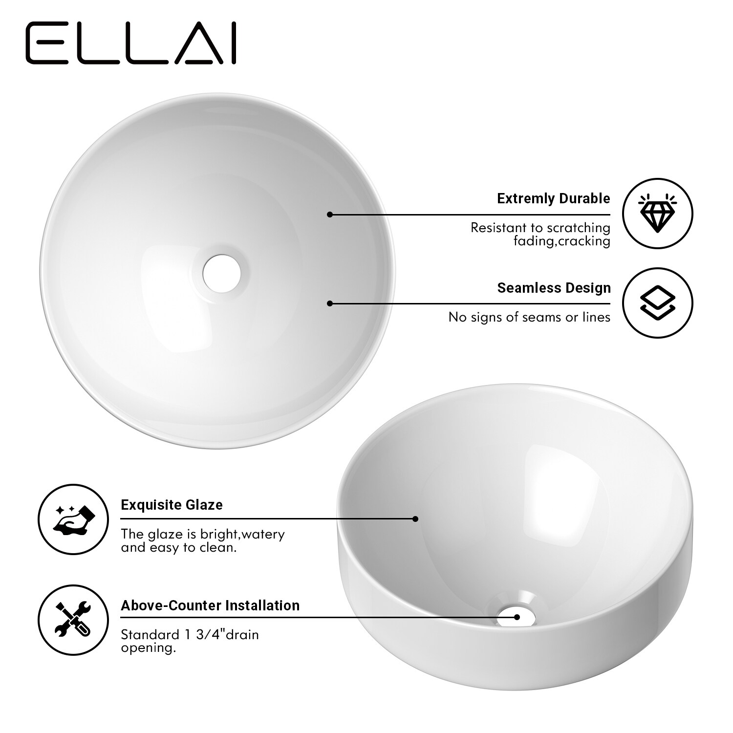 ELLAI ML-12005A Bath-Sink - View #7