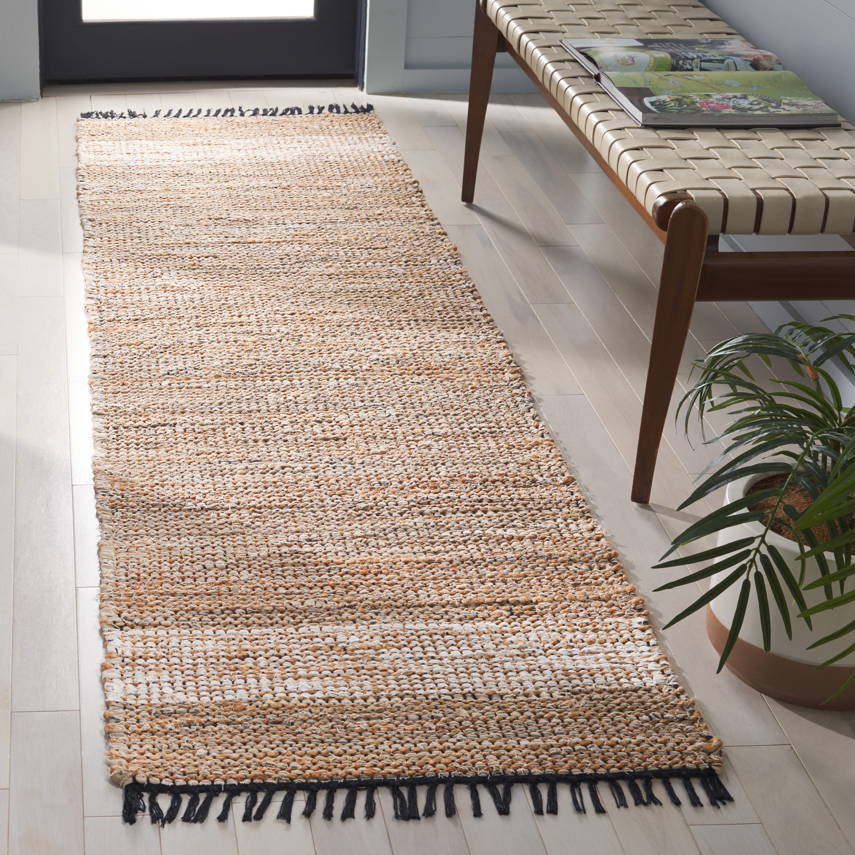  Cape Cod 153 Beige Bohemian 2ft-3in x 8ft Runner Rug