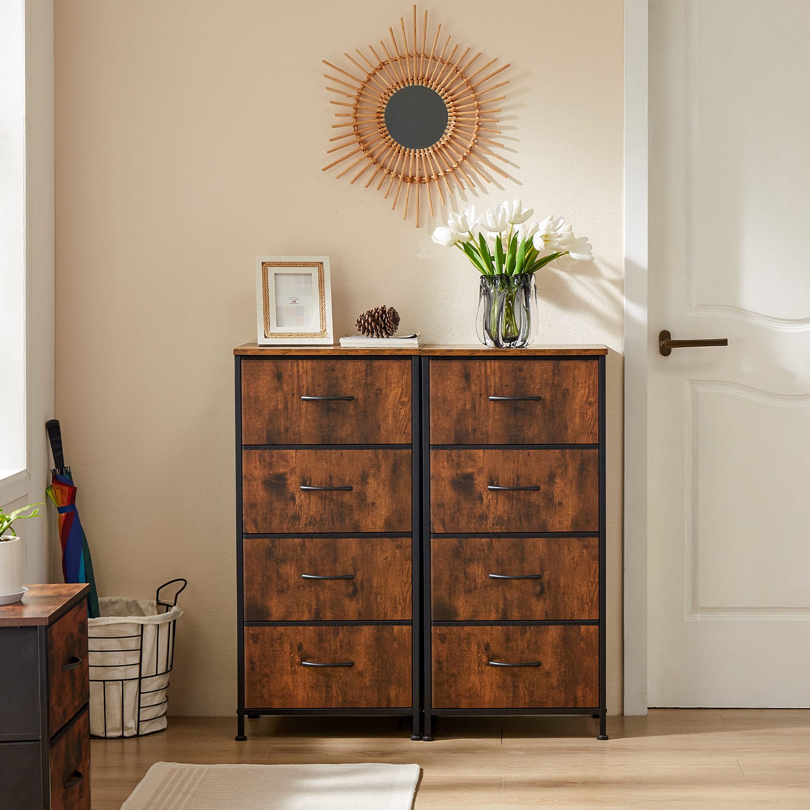 Sweetcrispy L-CAB-4BC-RUST dressers - View #2