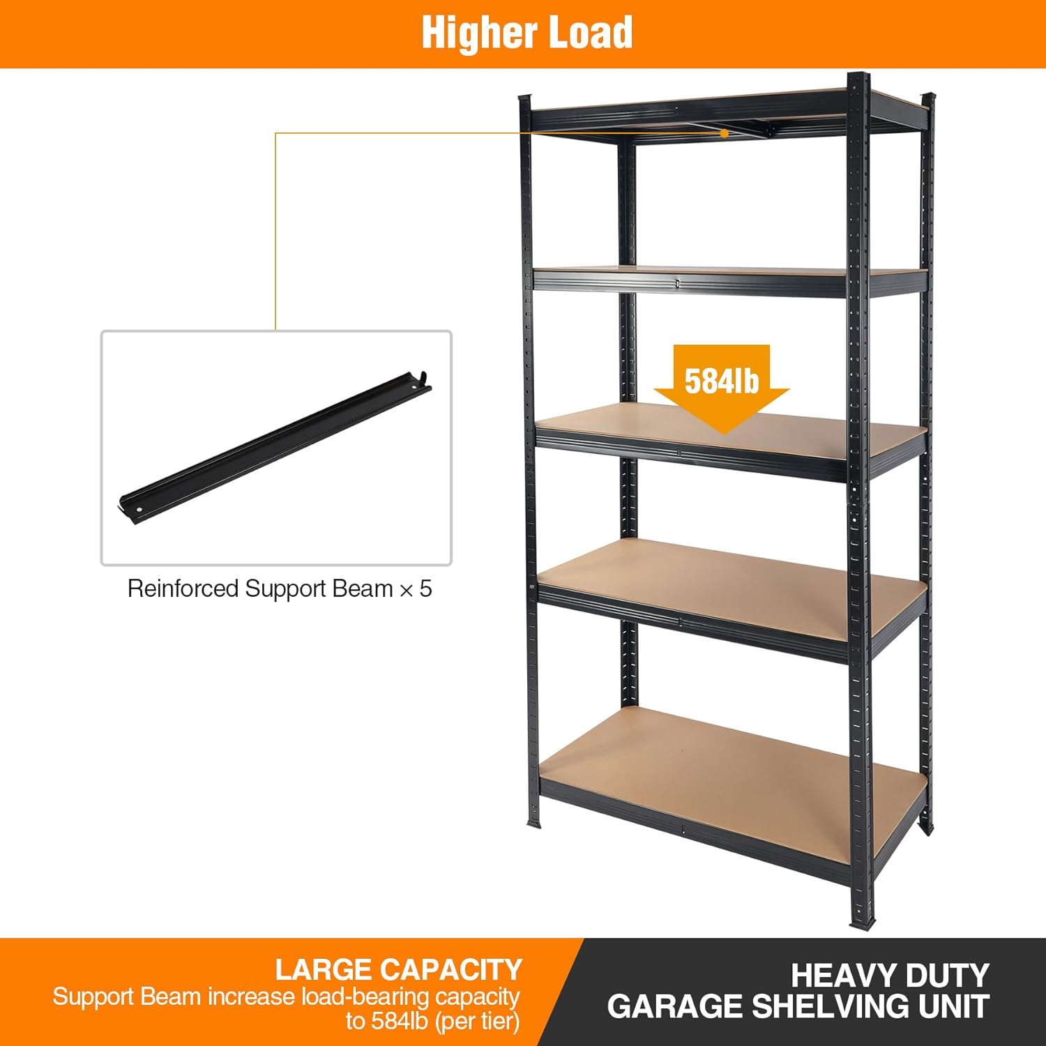 Flynama J-V-143045 Free-Standing-Shelving - View #8