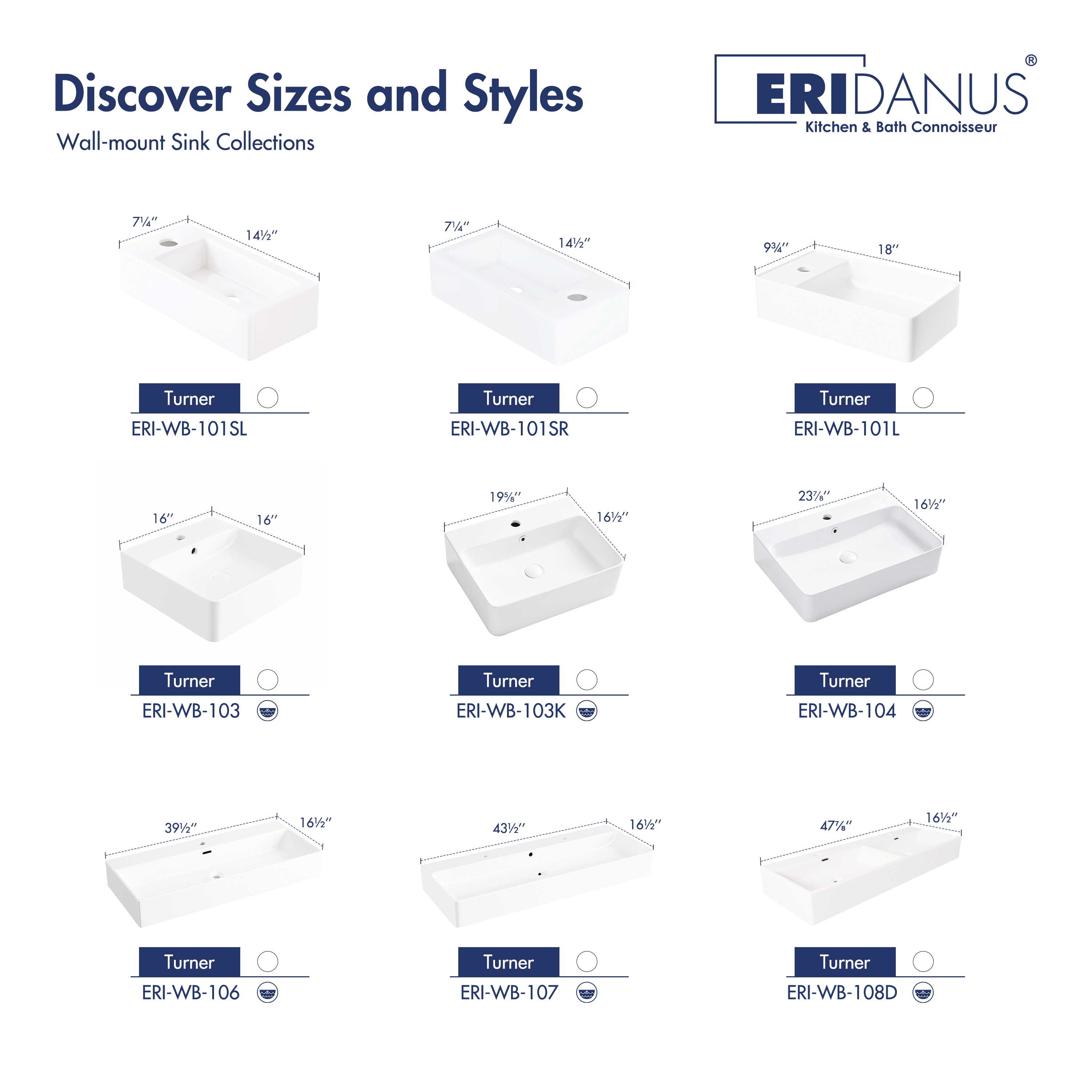 Eridanus ERI-WB-103K Bath-Sink - View #7