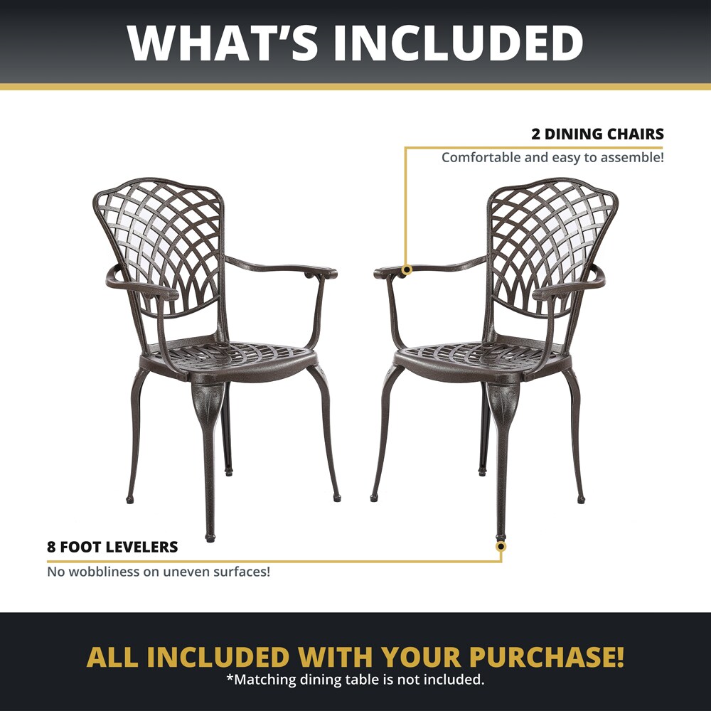 Kinger Home DTS-001CA Patio-Chairs - View #4