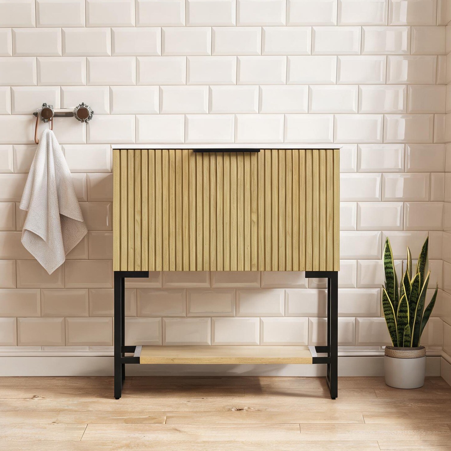 chillscreamni - Storage Cabinet in Golden Oak 29.6 x 19.3 x 29.5 in with Drawers Shelving Plywood