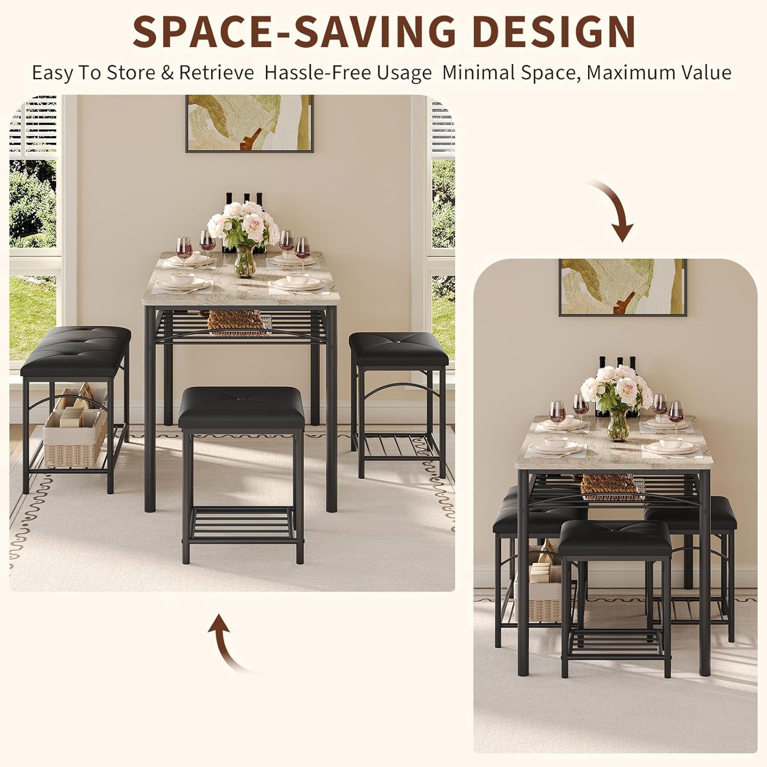 Garvee GGL-PHK-366T6WL8 Dining-Tables - View #7
