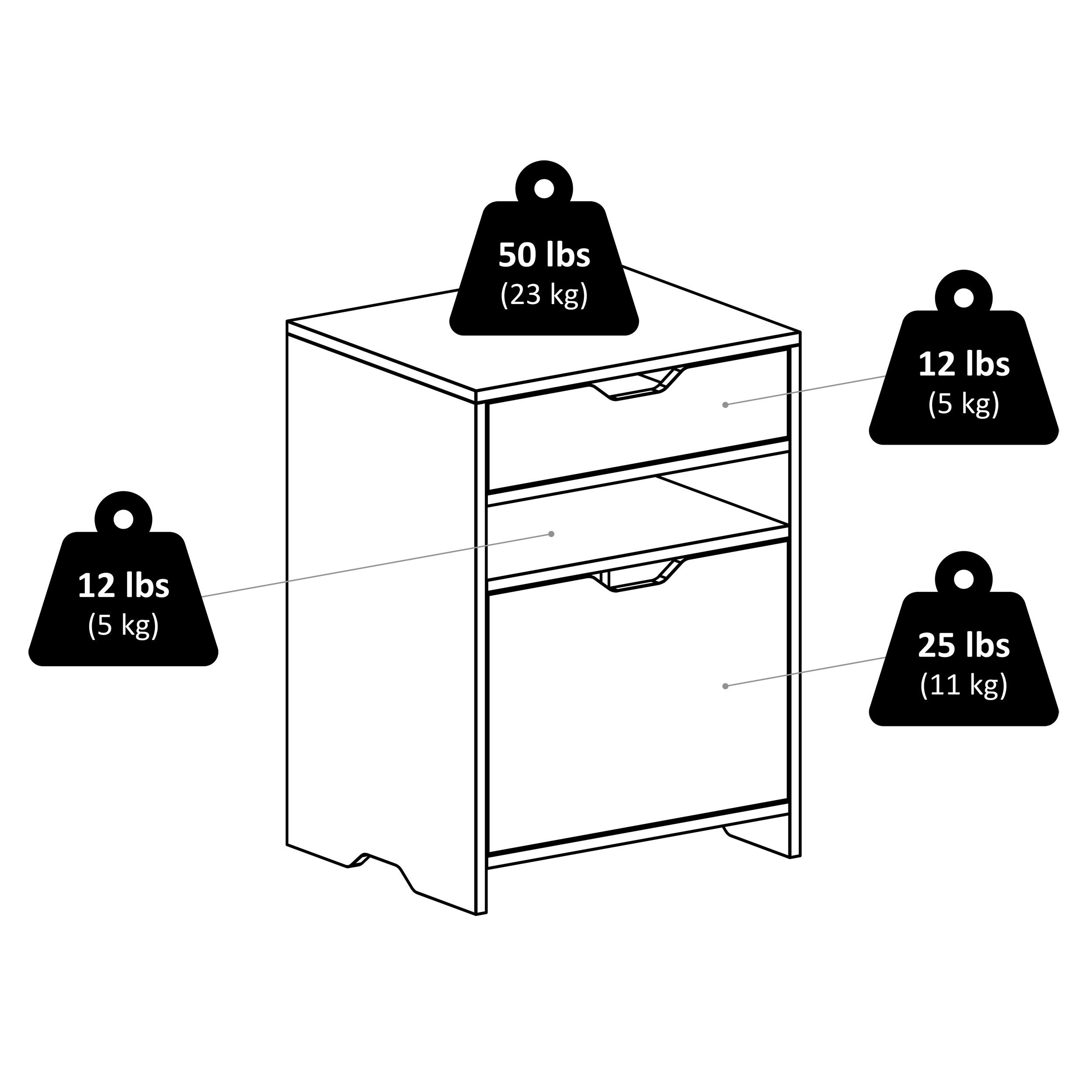 Winsome Wood 10626 Storage-Drawers - View #14