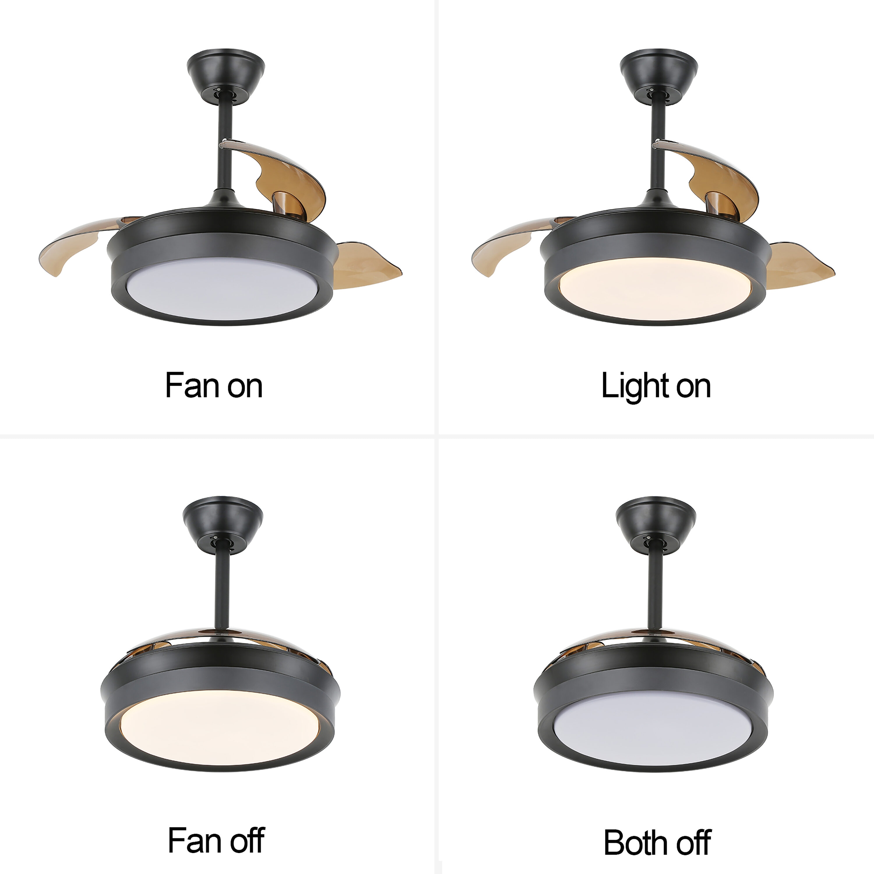 Bella Depot DC3605-B Ceiling-Fans - View #8