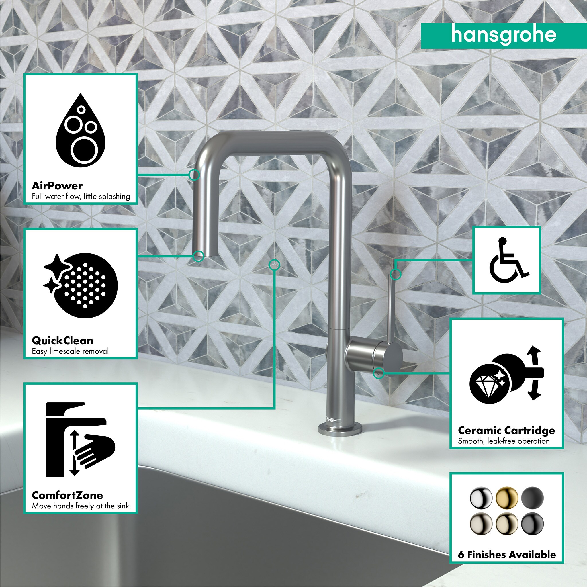 Hansgrohe 72806341 Kitchen-Faucets - View #3