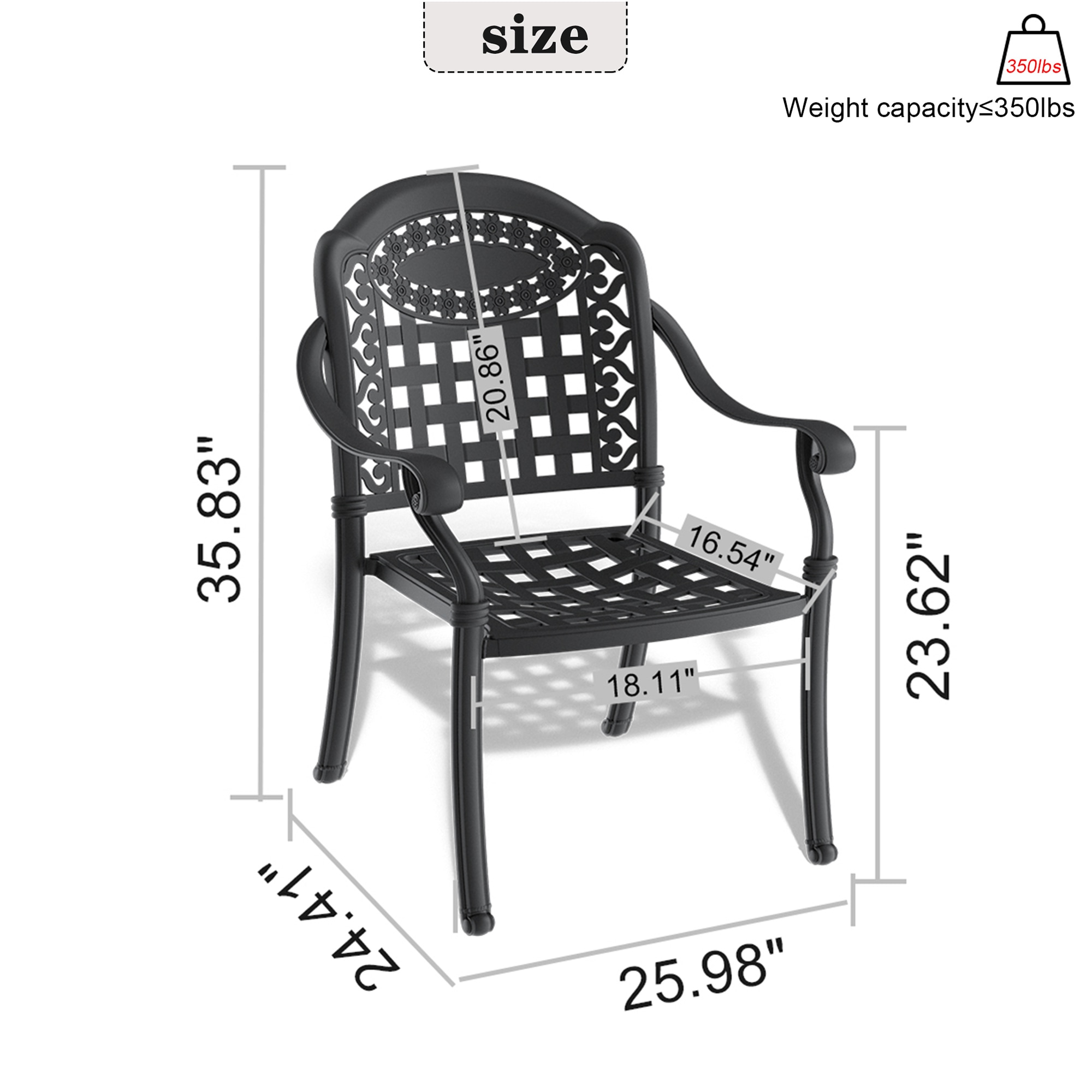 nicesure SLBK6012CZ2 Patio-Chairs - View #11