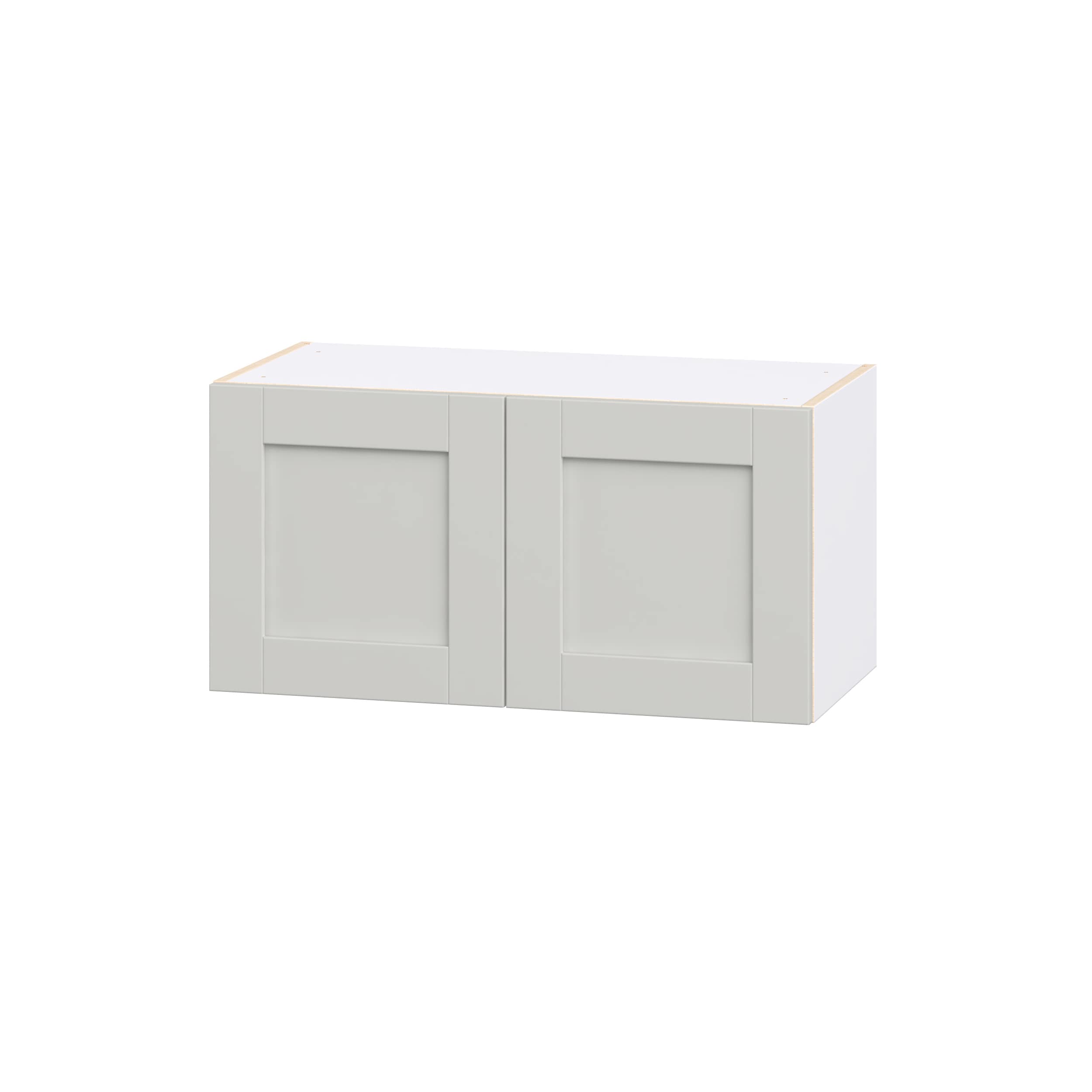 Hugo&Borg Charlesberg 30-in W x 15-in H x 14.75-in D Light Gray Laminate Wall Fully Assembled Cabinet Flat Panel Shaker