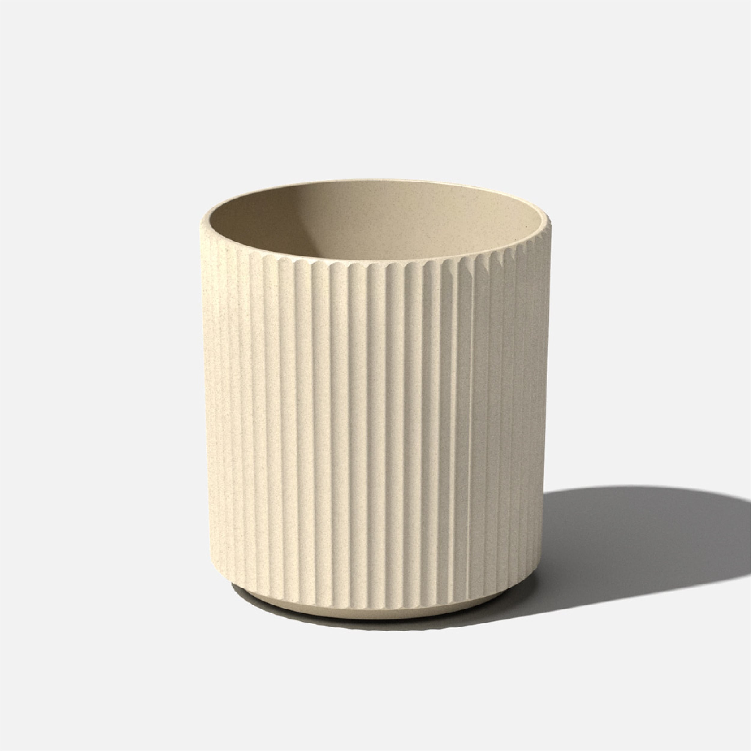 Veradek DMV16T Round 15-in W x 16-in H x Multiple colors/finishes Plastic Indoor/Outdoor Planter