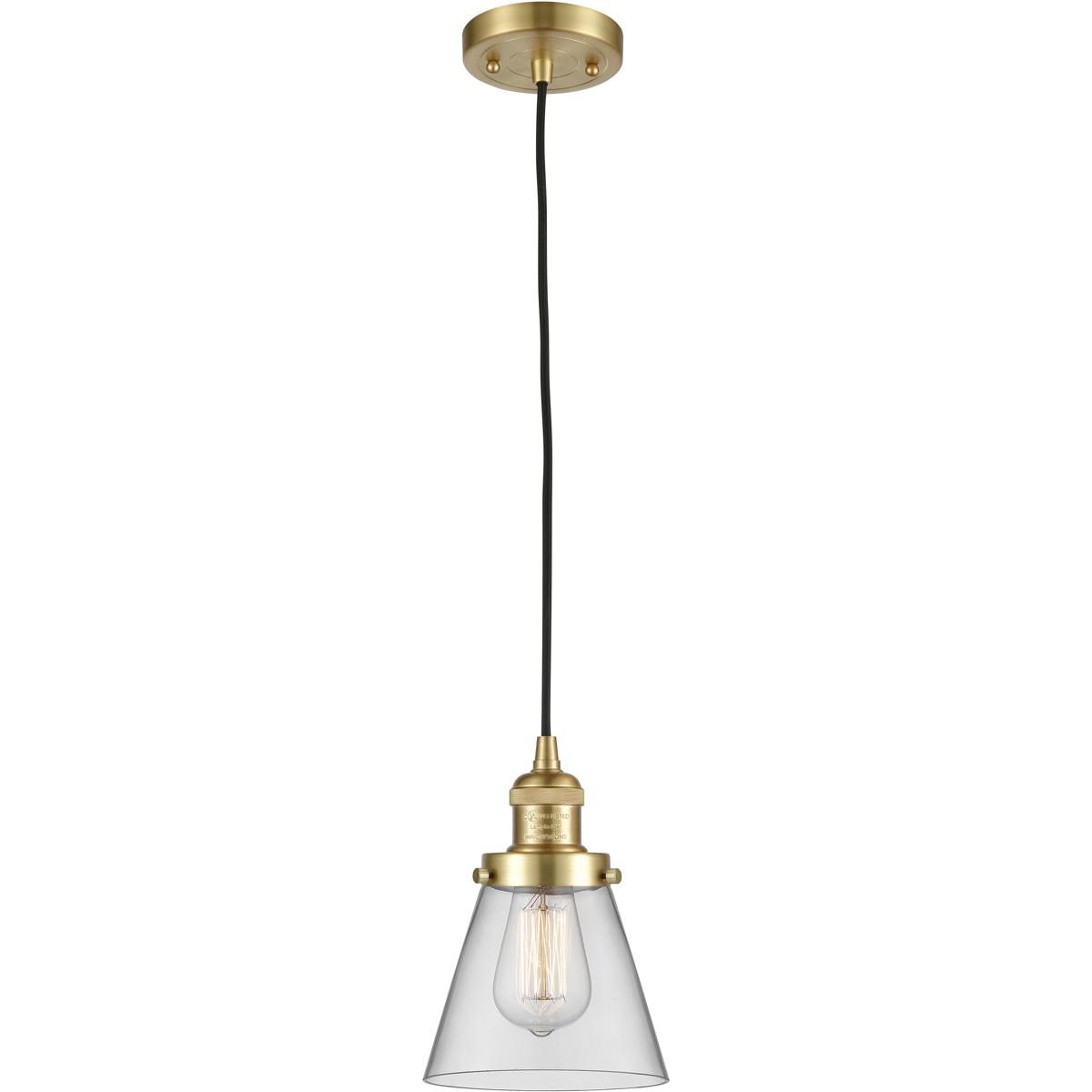 Innovations Lighting 1886159 201C-SG-G62-LED Franklin Restoration Cone Mini Pendant