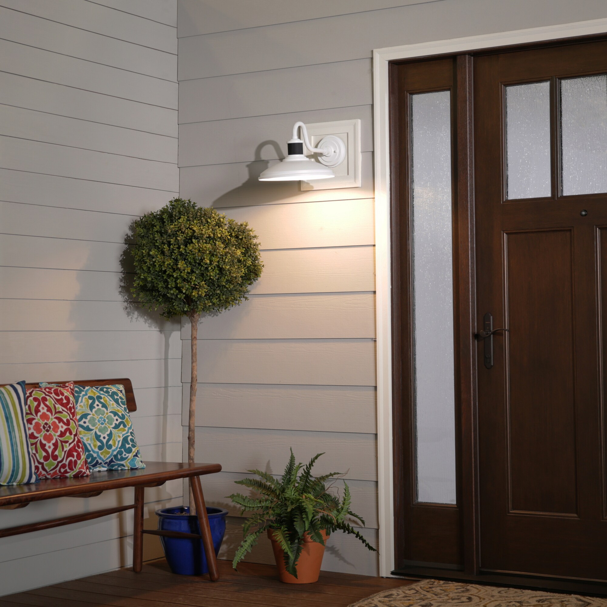 Kichler 49980WH Outdoor-Wall-Lighting - View #2