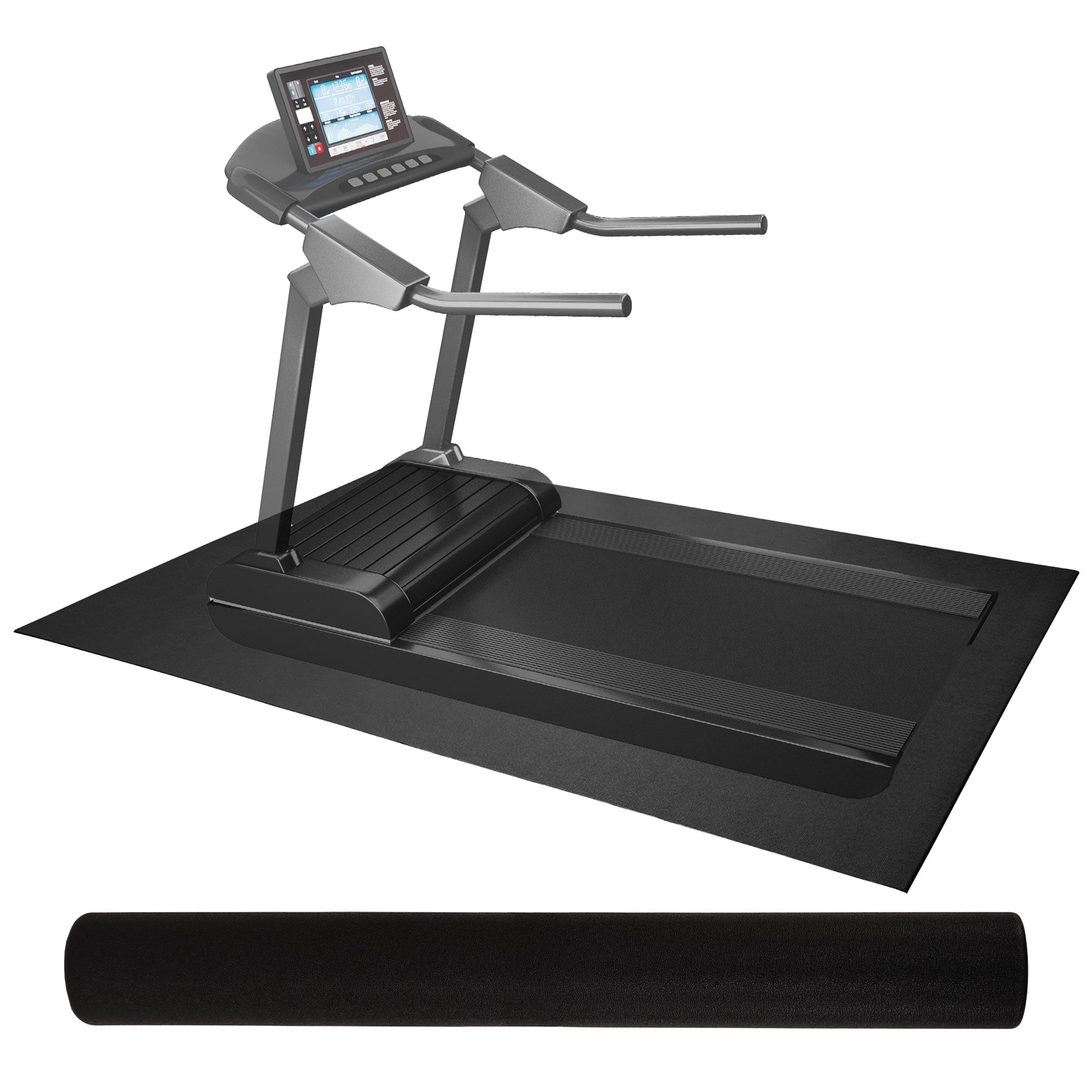 Balancefrom  Fitness 5 Feet x 7 Feet High Density Gym Equipment Mat for Floor Protection