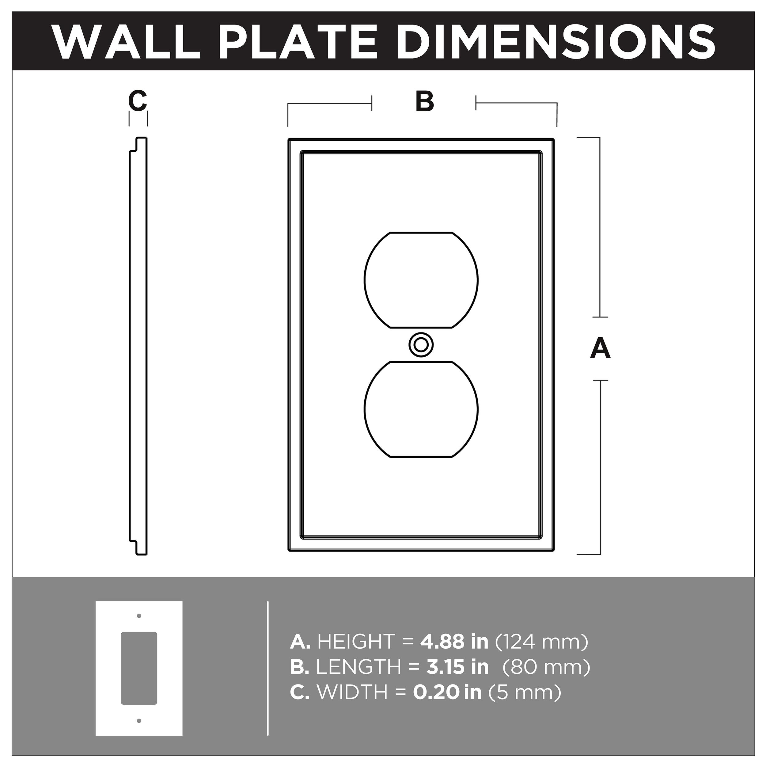 allen + roth W35311-SN-KT Electrical-Wall-Plates - View #10