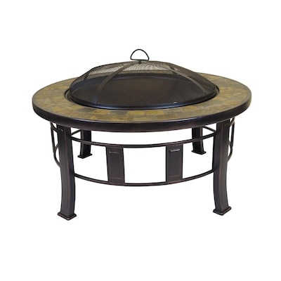 Oil Rubbed Bronze Wood Burning Fire Pit, Outdoor Fire Pit Kits Menards