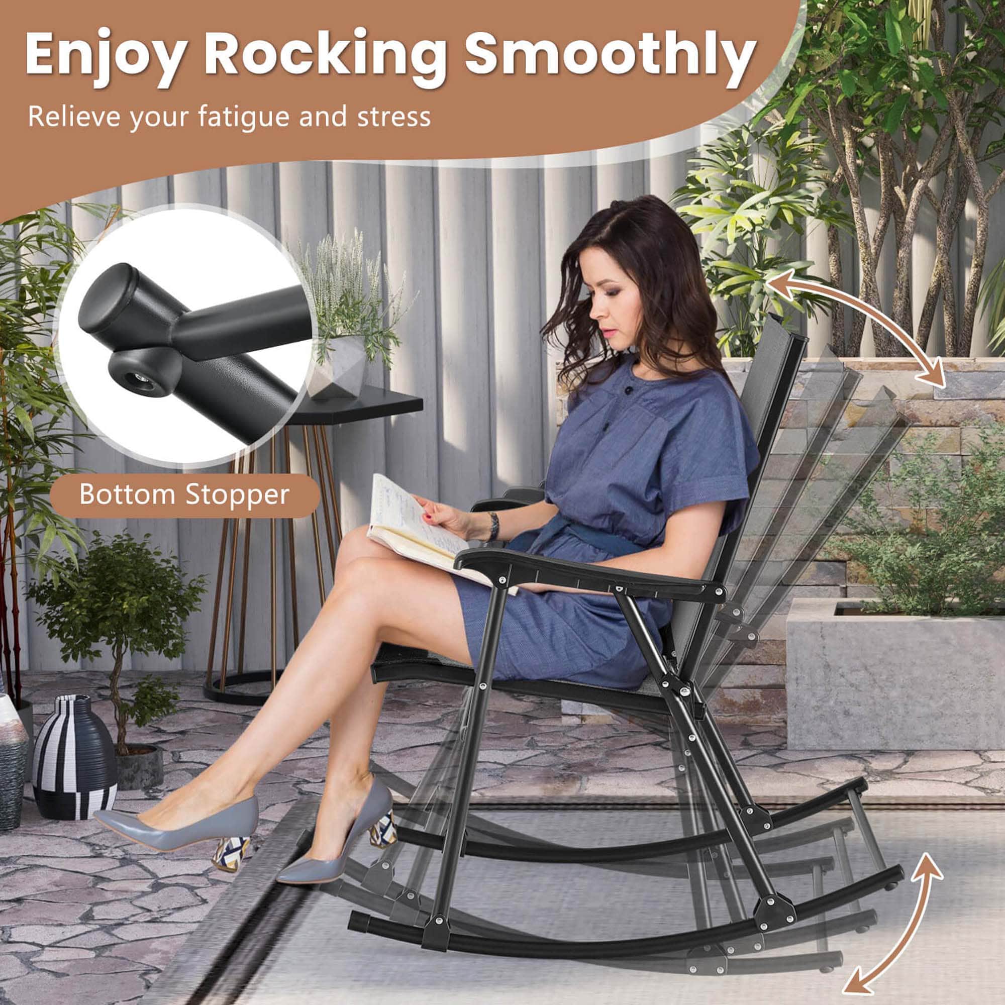 Costway HCST05406 Patio-Chairs - View #5