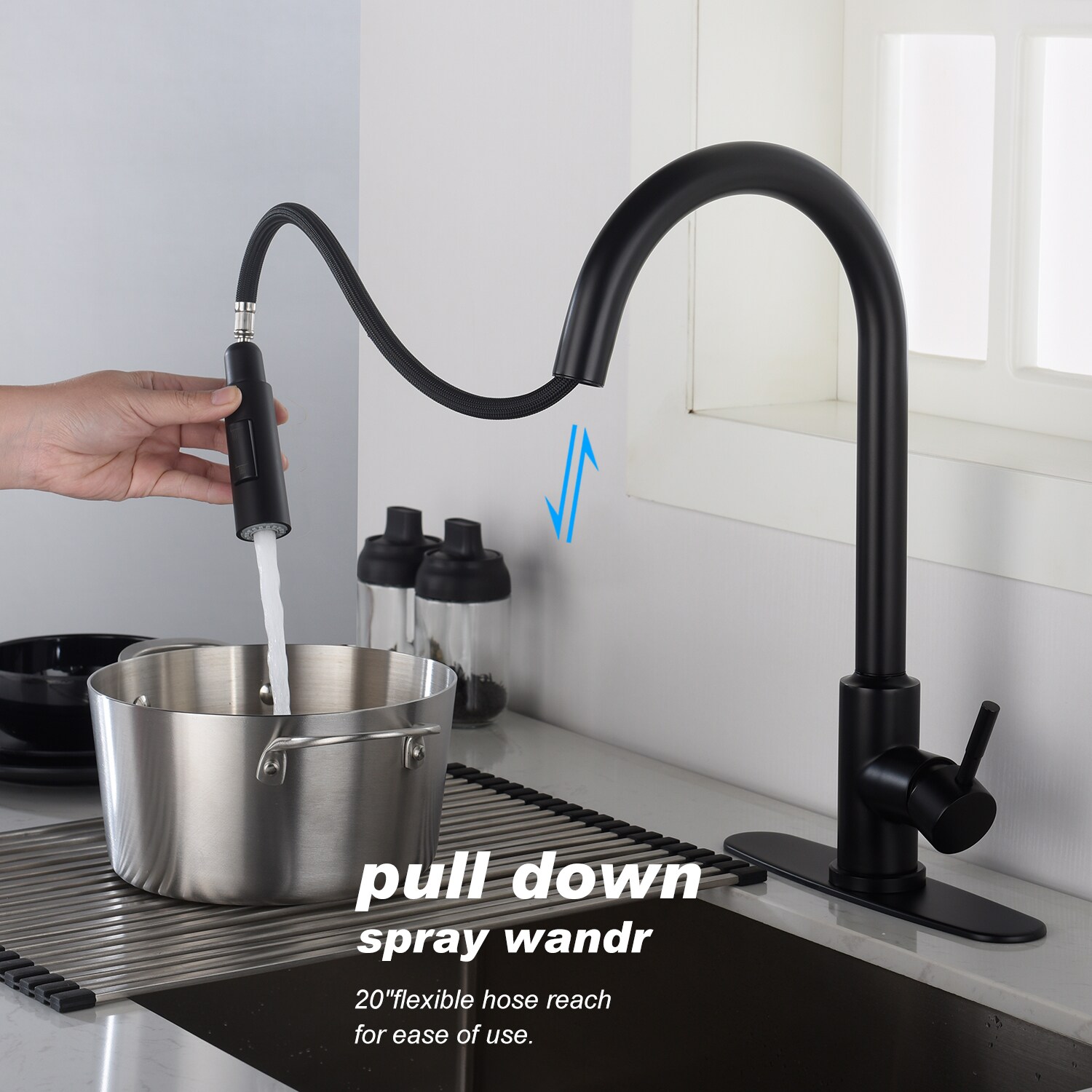 Clihome DG-KF01MB Kitchen-Faucets - View #2