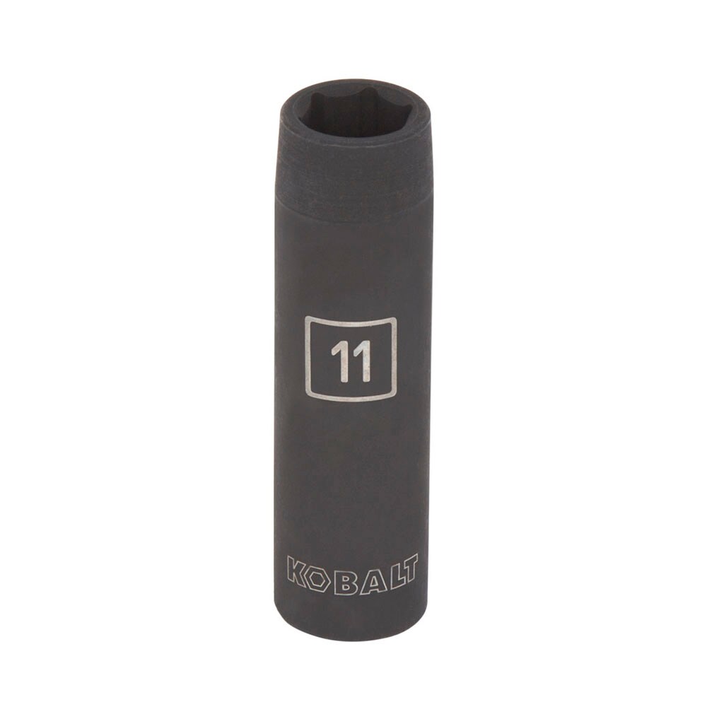 Kobalt 80783 Metric 3/8-in Drive 11mm 6-point Impact Socket Individual