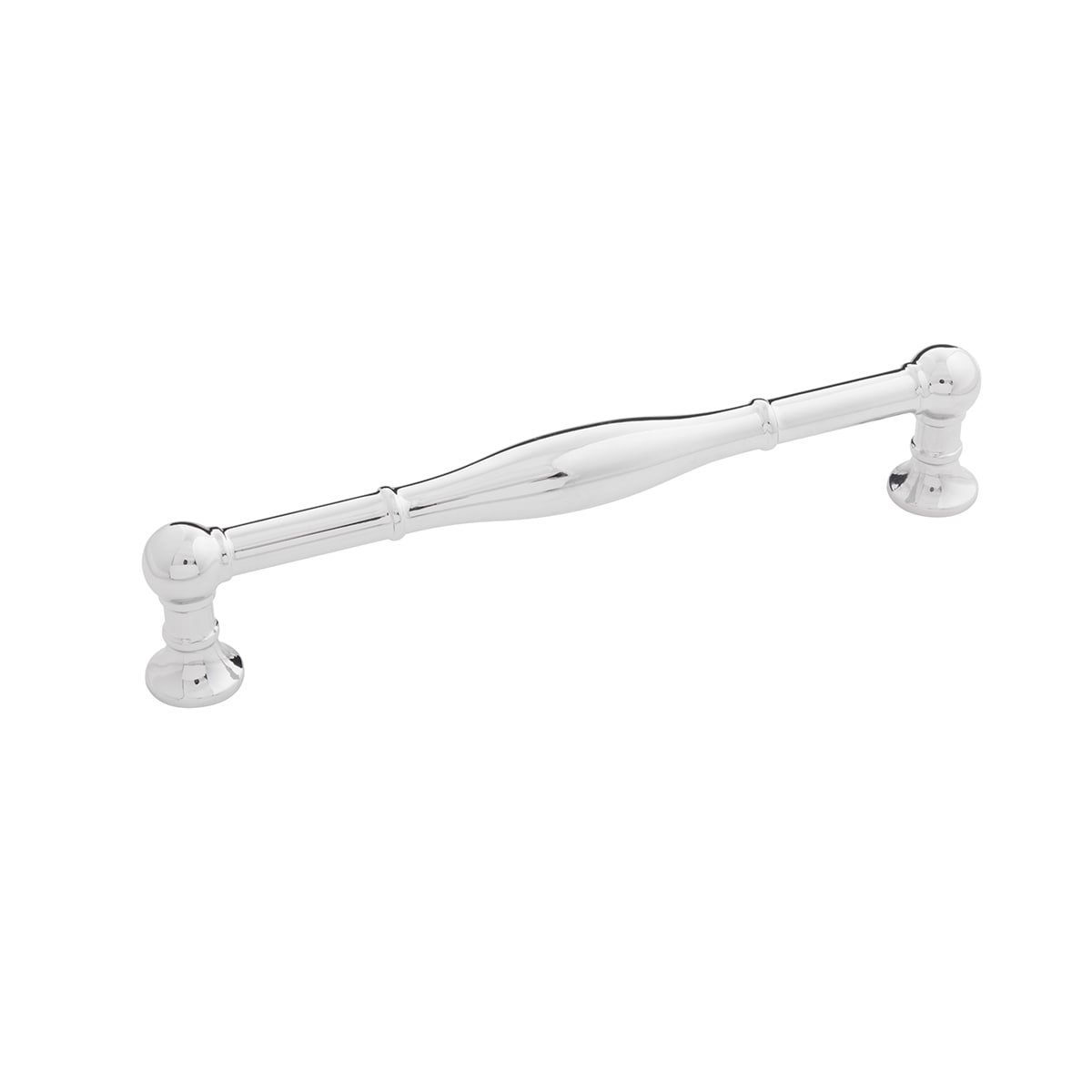 Belwith Keeler B076291-CH Fuller 6-5/16-in , 160mm Center to Center Chrome Rectangular Handle Drawer Pull