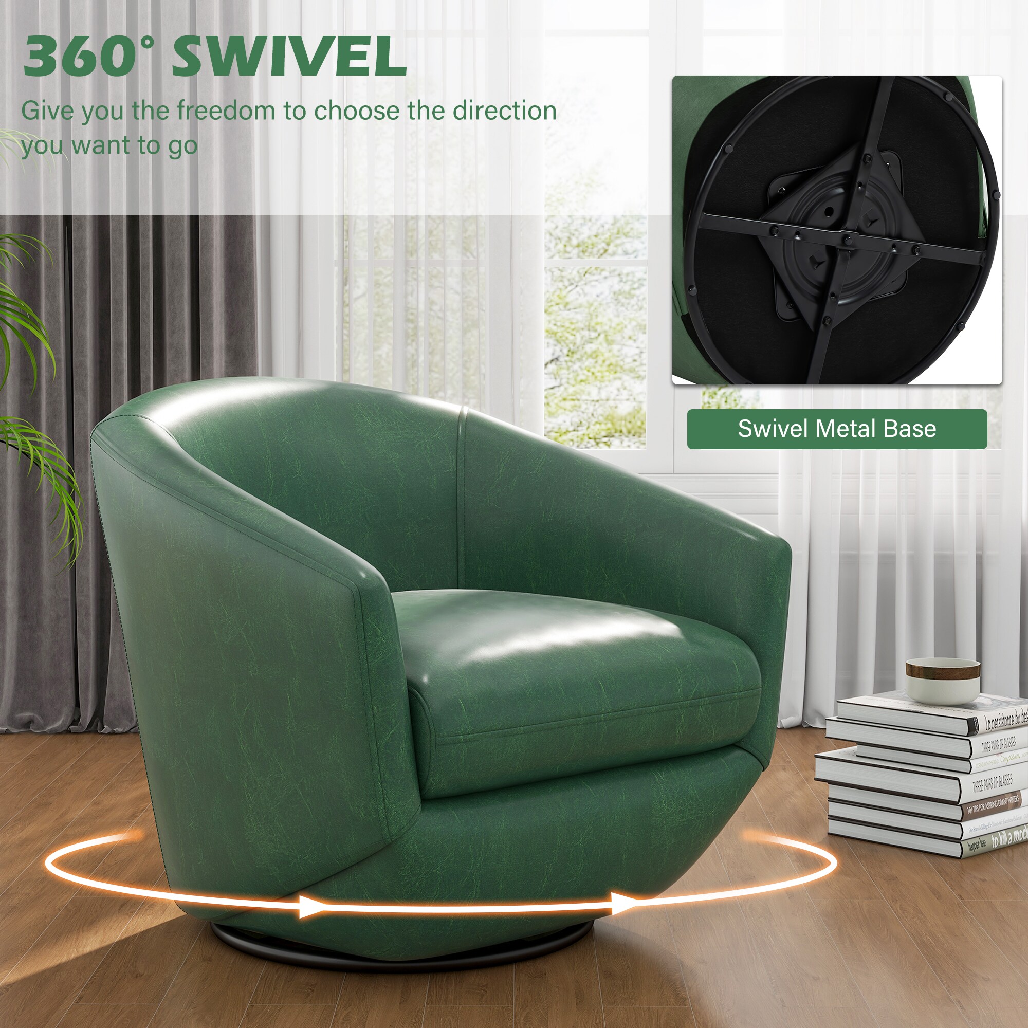 Dreamsidea LS-CH0043-P GREEN chairs - View #4