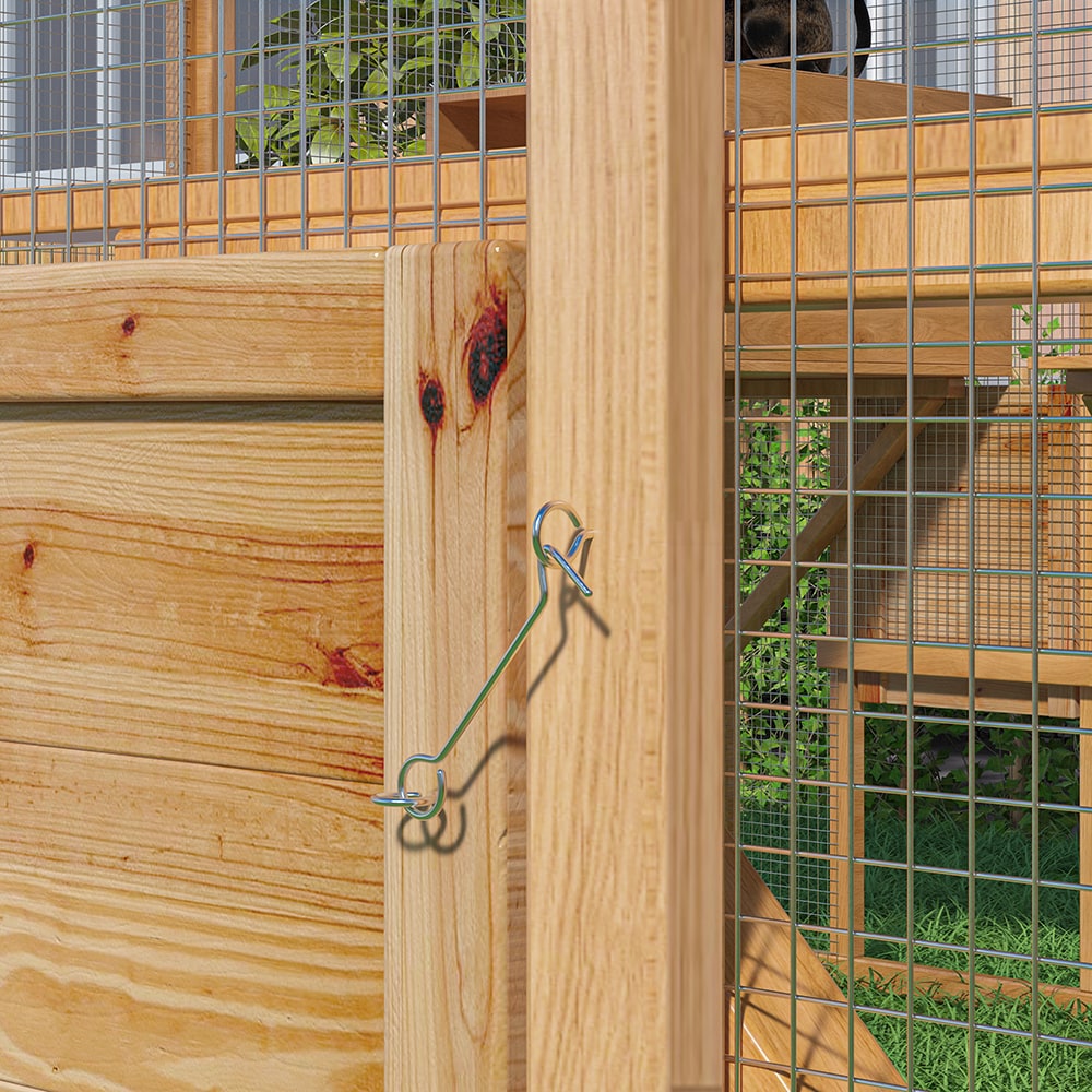 Homsee C-KF150158-07-AB Chicken-Coops-Rabbit-Hutches - View #8