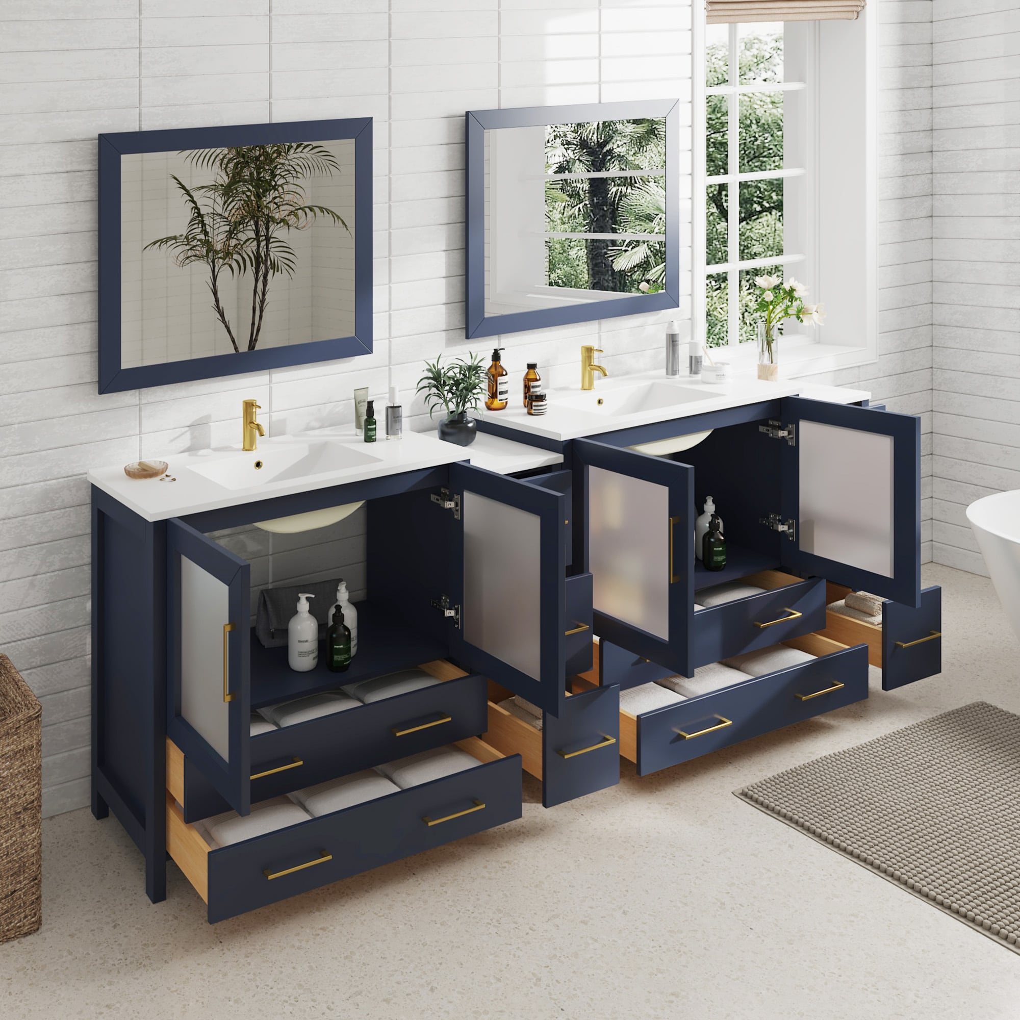 Vanity Art VA3036-96B Bath-Vanity-Combo - View #3