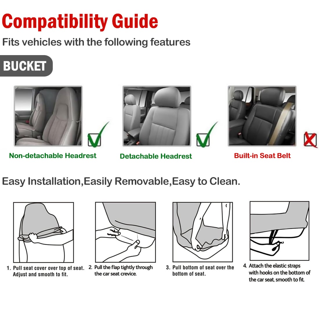 Unique Bargains S25112102UX1812 Car-Seat-Covers - View #7