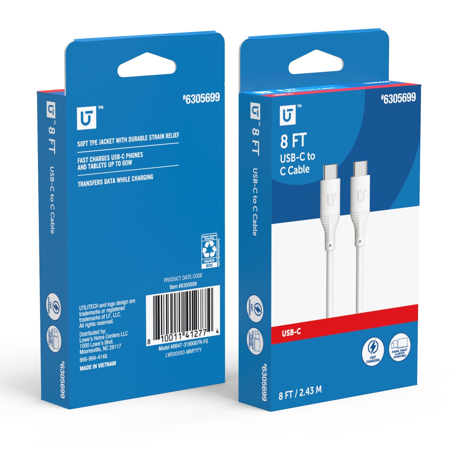 Utilitech 8B47-3190007R-FG Usb-Cable - View #6