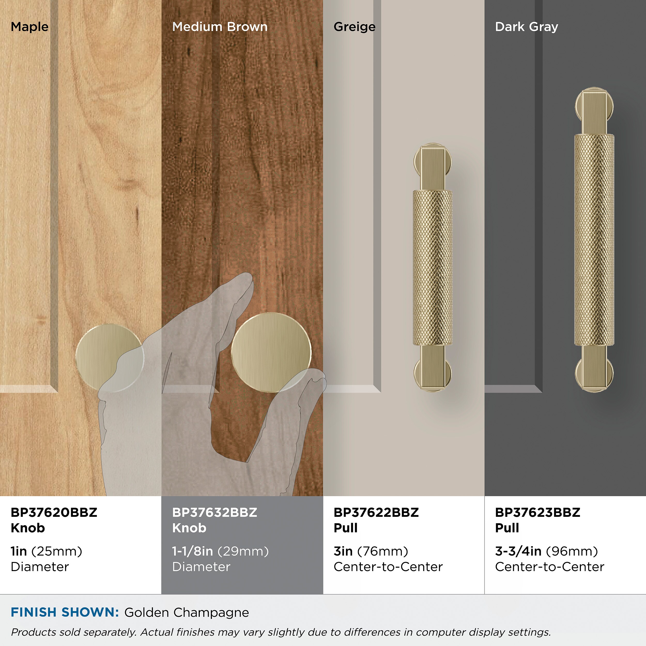 Amerock BP37632BBZ Cabinet-Knobs - View #7