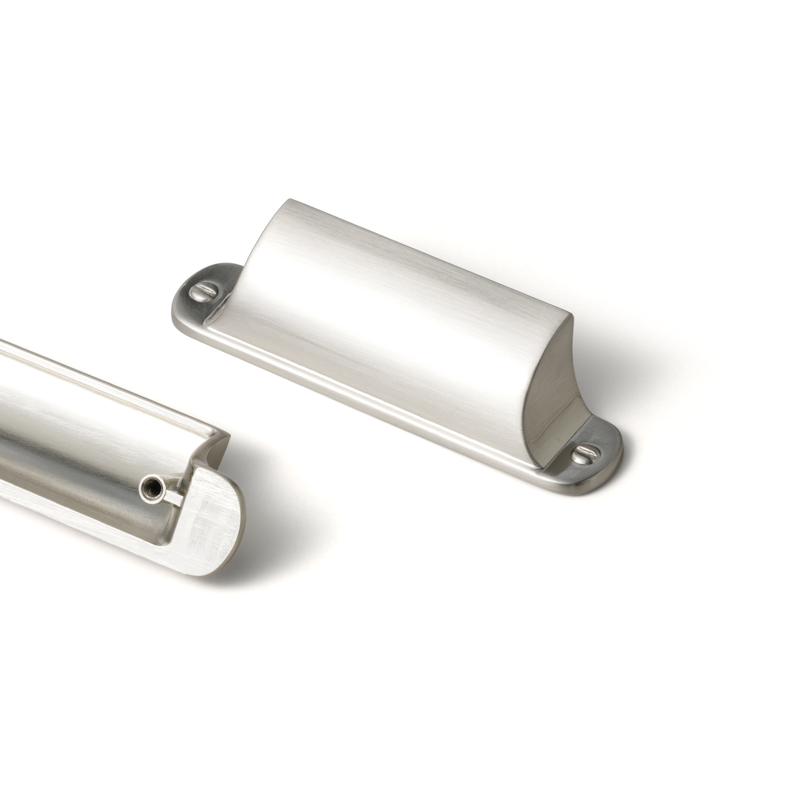 Miaokesen 9628LN-64 2-1/2-in , 64mm Center to Center Satin Nickel Novelty Finger 6 -Pack