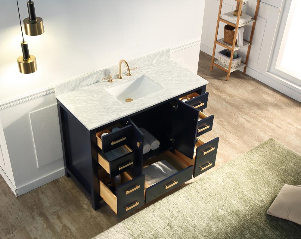 SUPREME WOOD 69048D-CAB-DB-SQ Bath-Vanity-Combo - View #4
