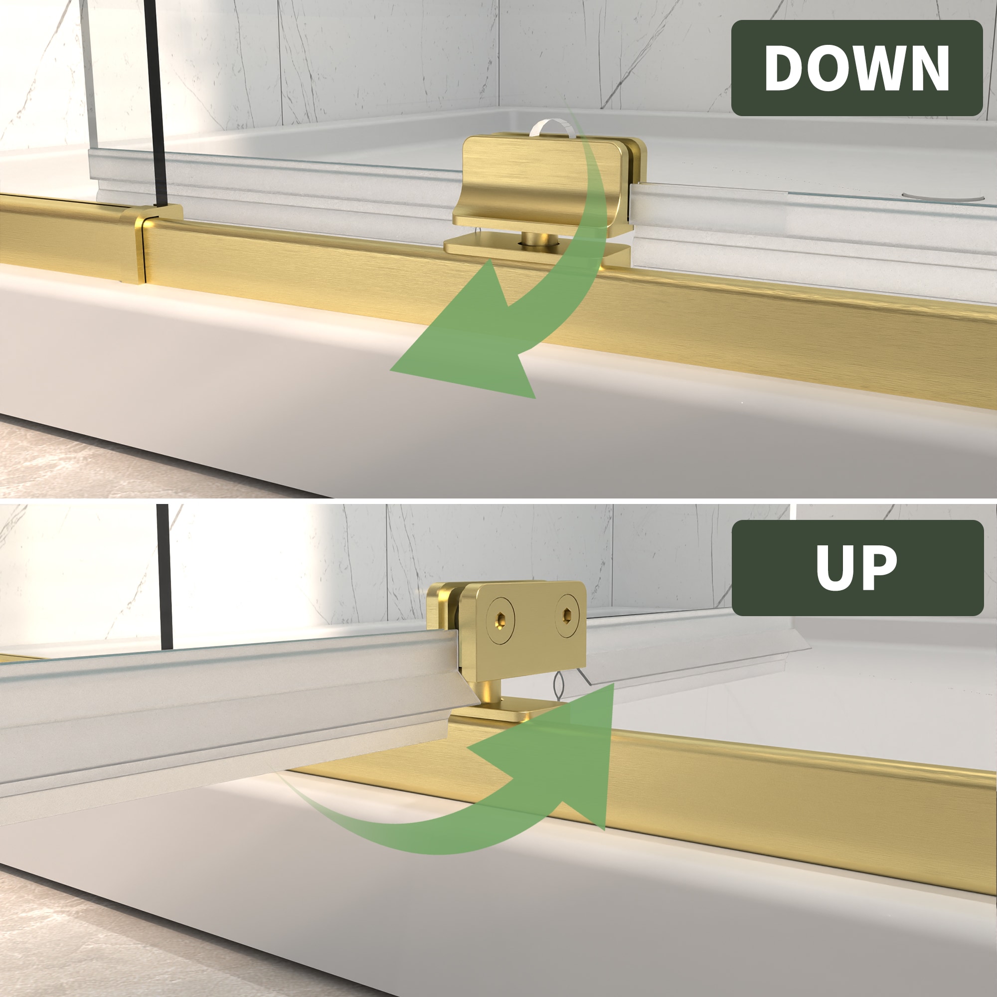 LIVIZA LSH-YP6075PBM Shower-Doors - View #12