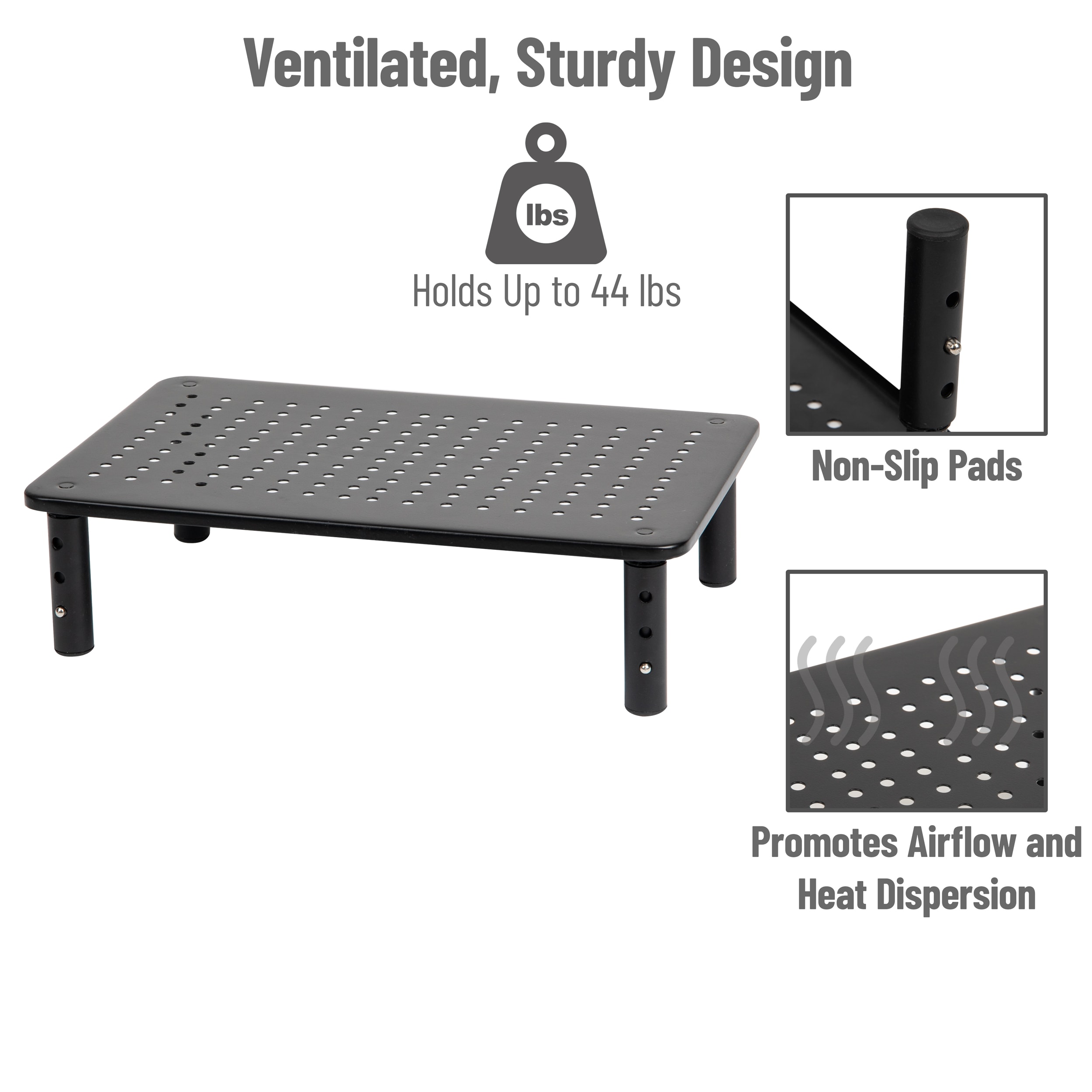 Mind Reader 4LEGMET-BLK Office-Accessories - View #5
