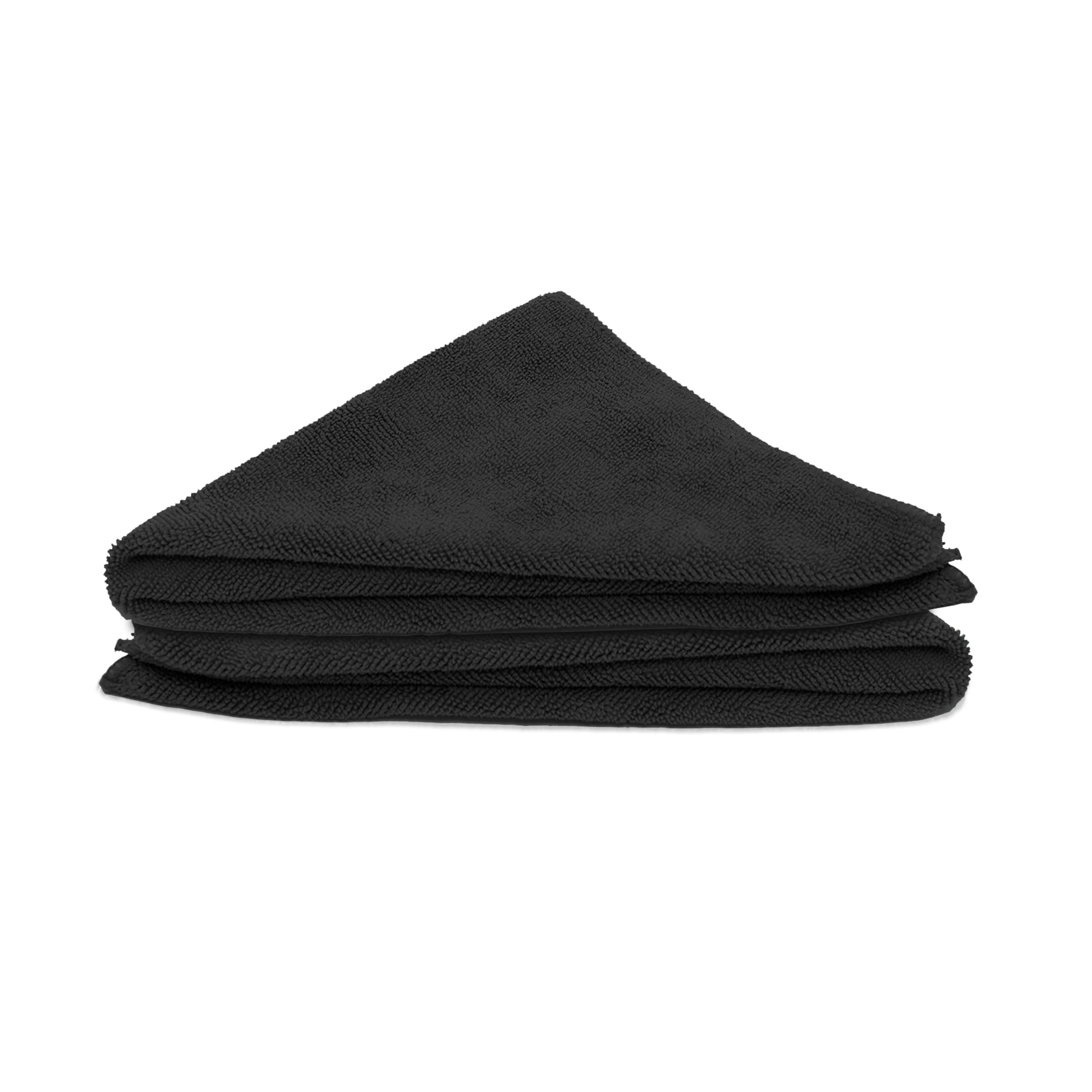 GarageMate 40 Microfiber Towels Black - Imported Microfiber Cloth, 0.25-oz  Size - Absorbs 7x Weight, No Streaks or Lint - Washable & Reusable Cleaning  Cloths in the Cleaning Cloths department at