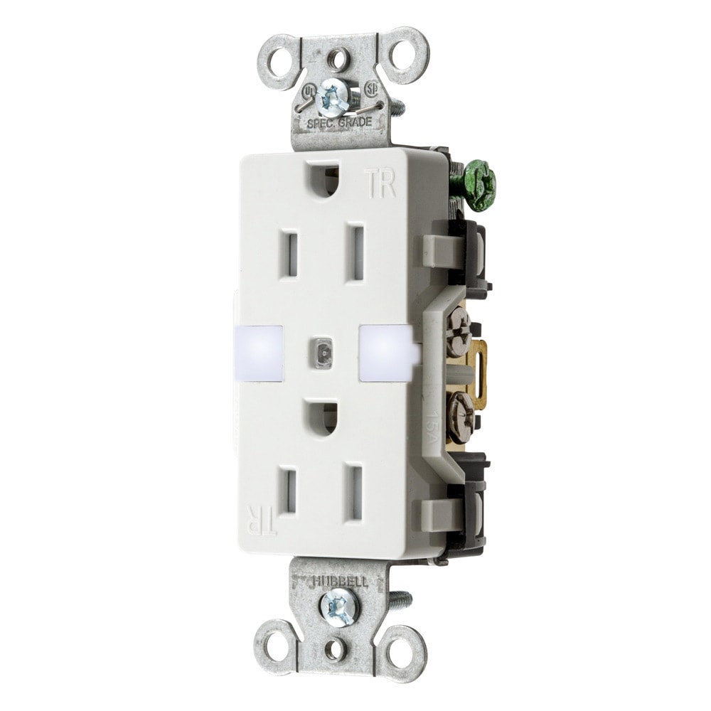 Hubbell D HBL 15A NIGHT LIGHT RECEPTACLE in the Electrical Outlets ...